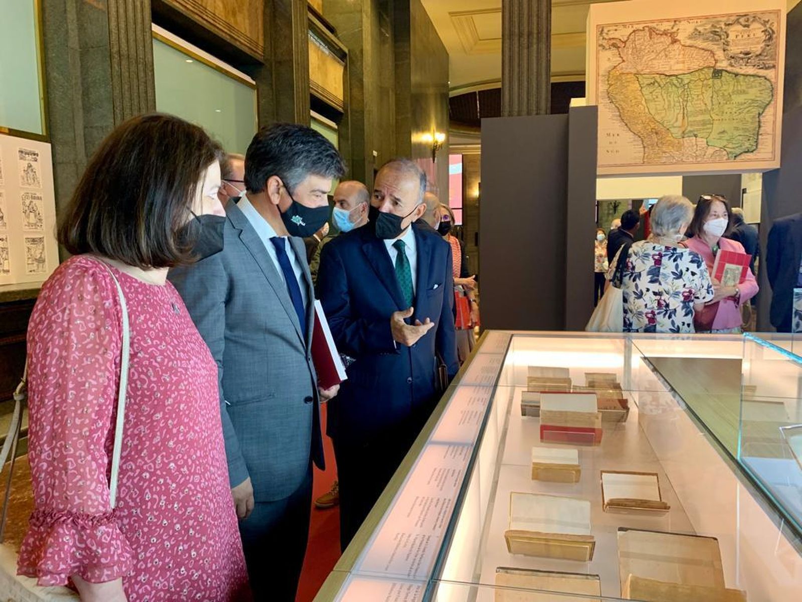 Inauguración de la exposición en el Instituto Cervantes de Madrid.