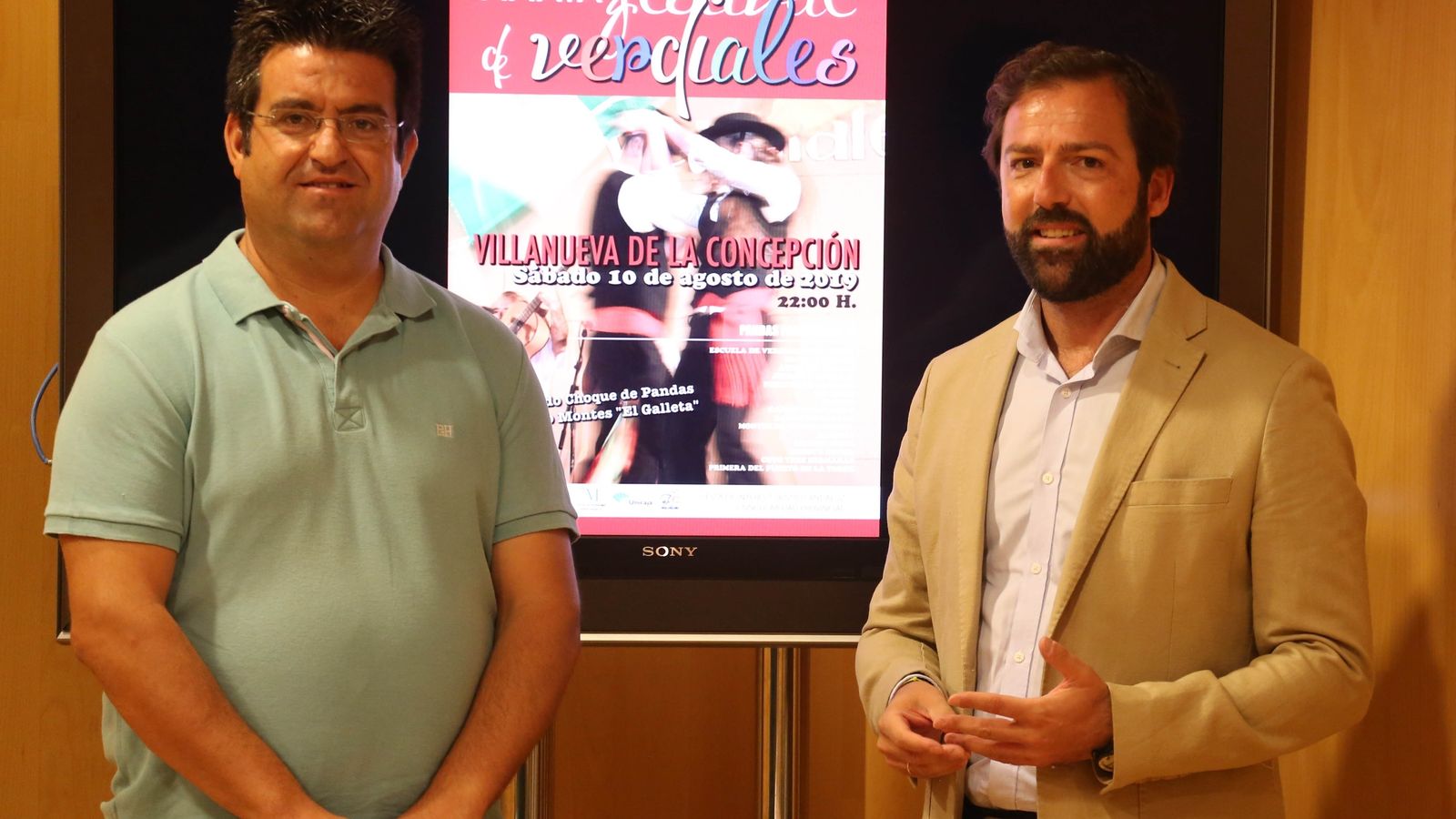 Presentación del Festival de Verdiales  en Villanueva de la Concepción.