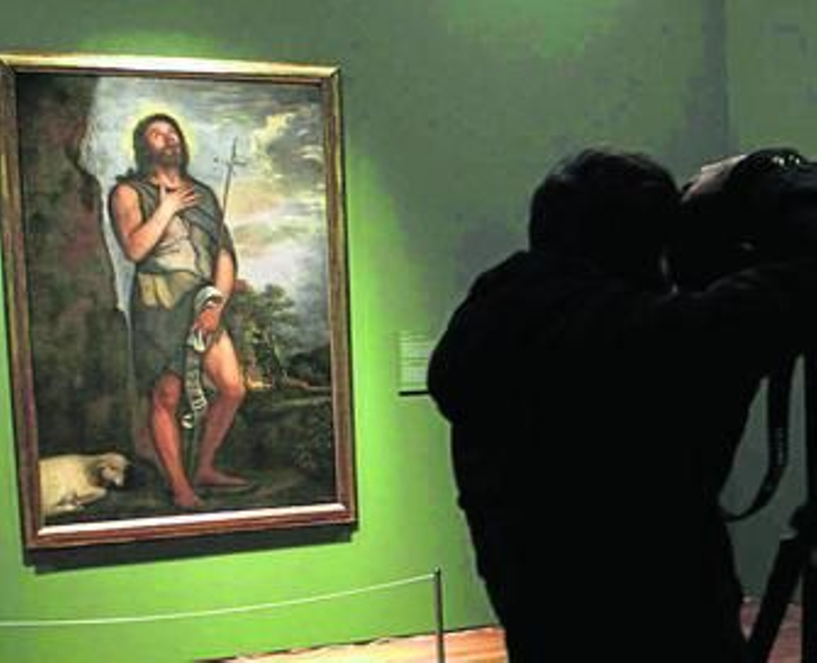 El 'San Juan Bautista' atribuido recientemente a Tiziano.