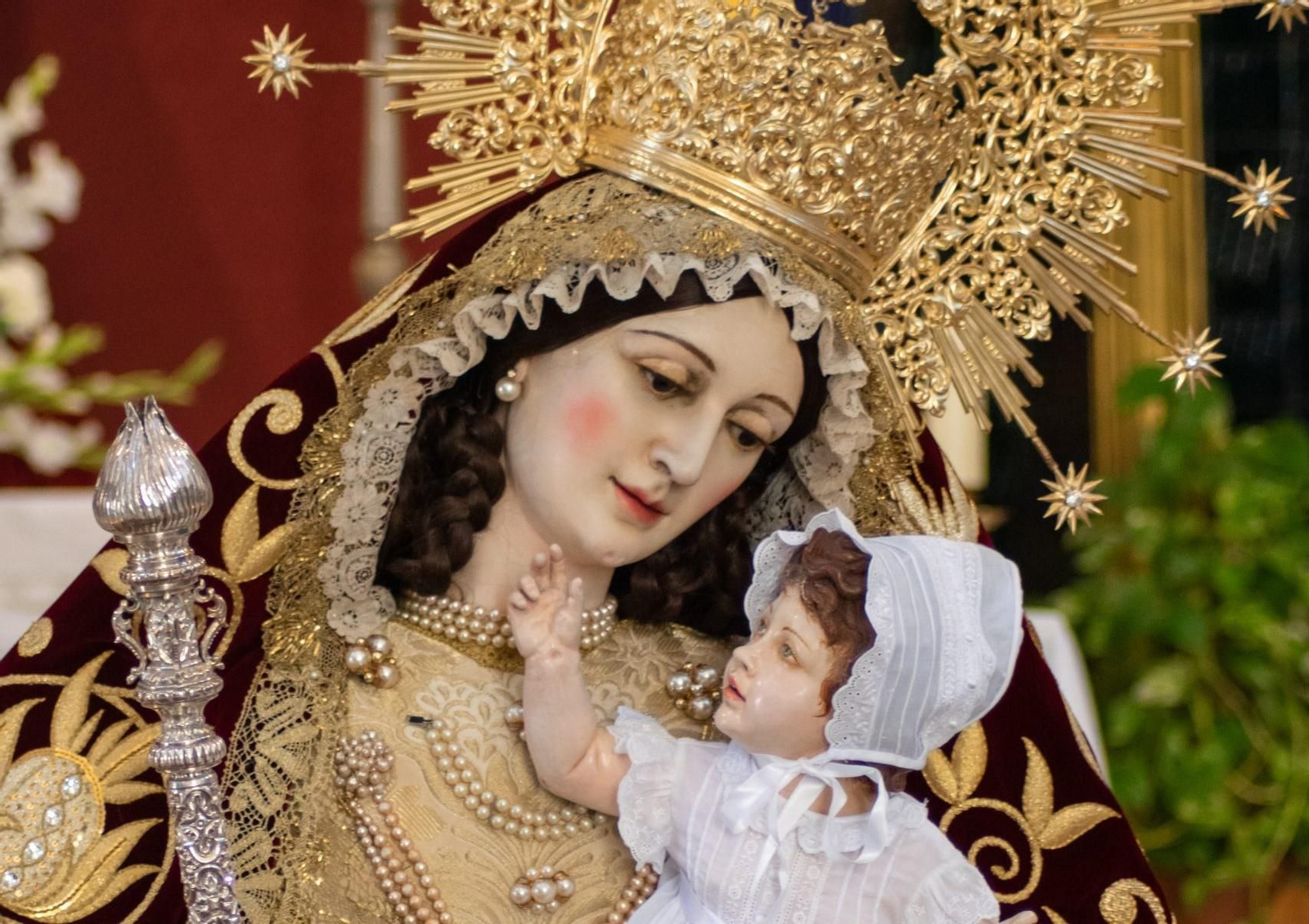 La imagen de Nuestra Señora de las Viñas.