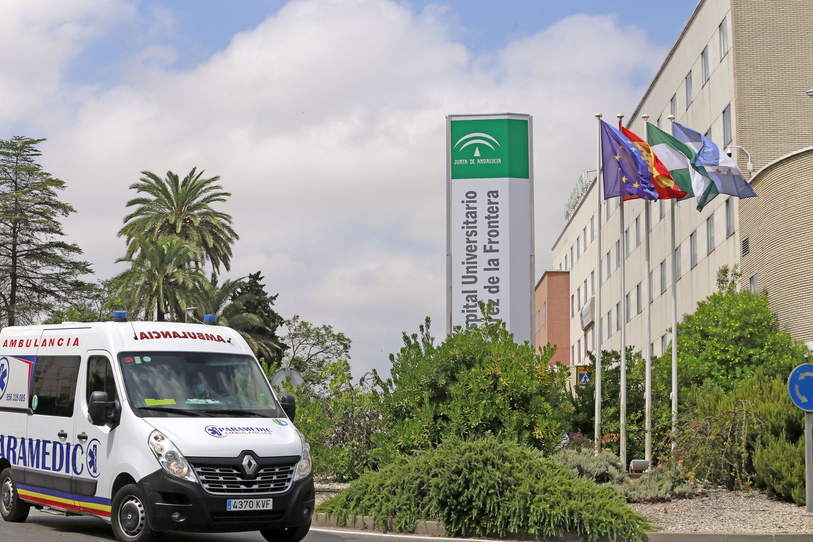 Imagen reciente del hospital de Jerez