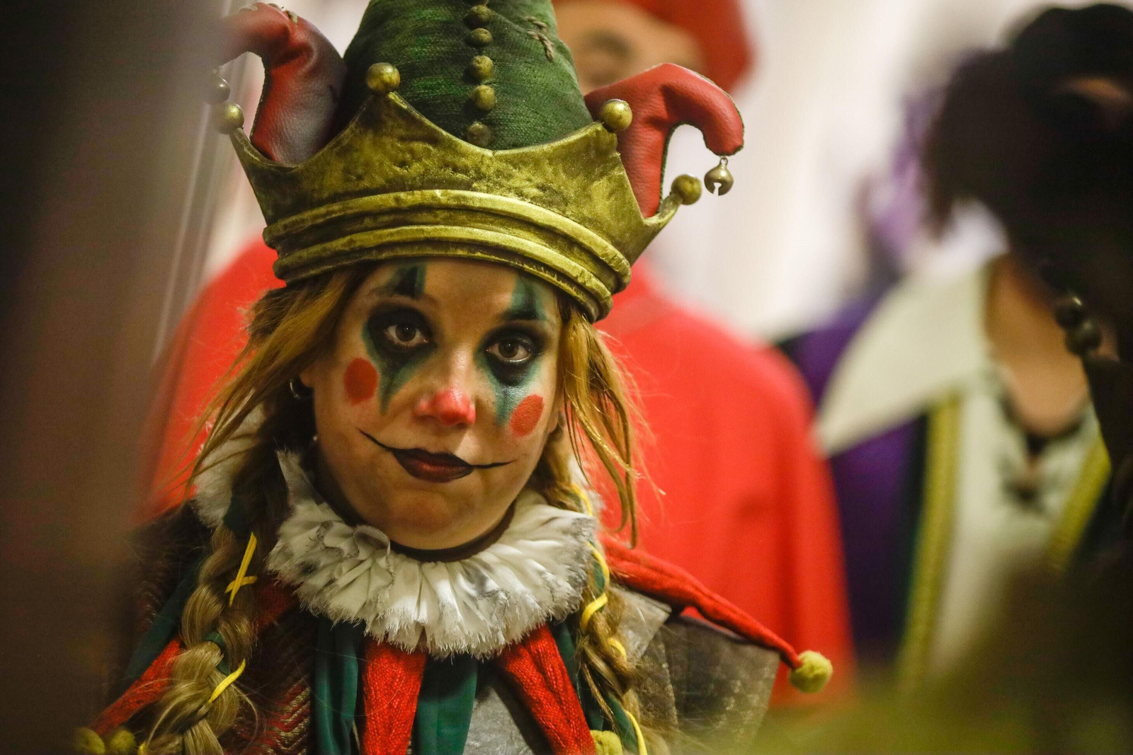 Ambiente en los camerinos en la octava sesión de preliminares del COAC-