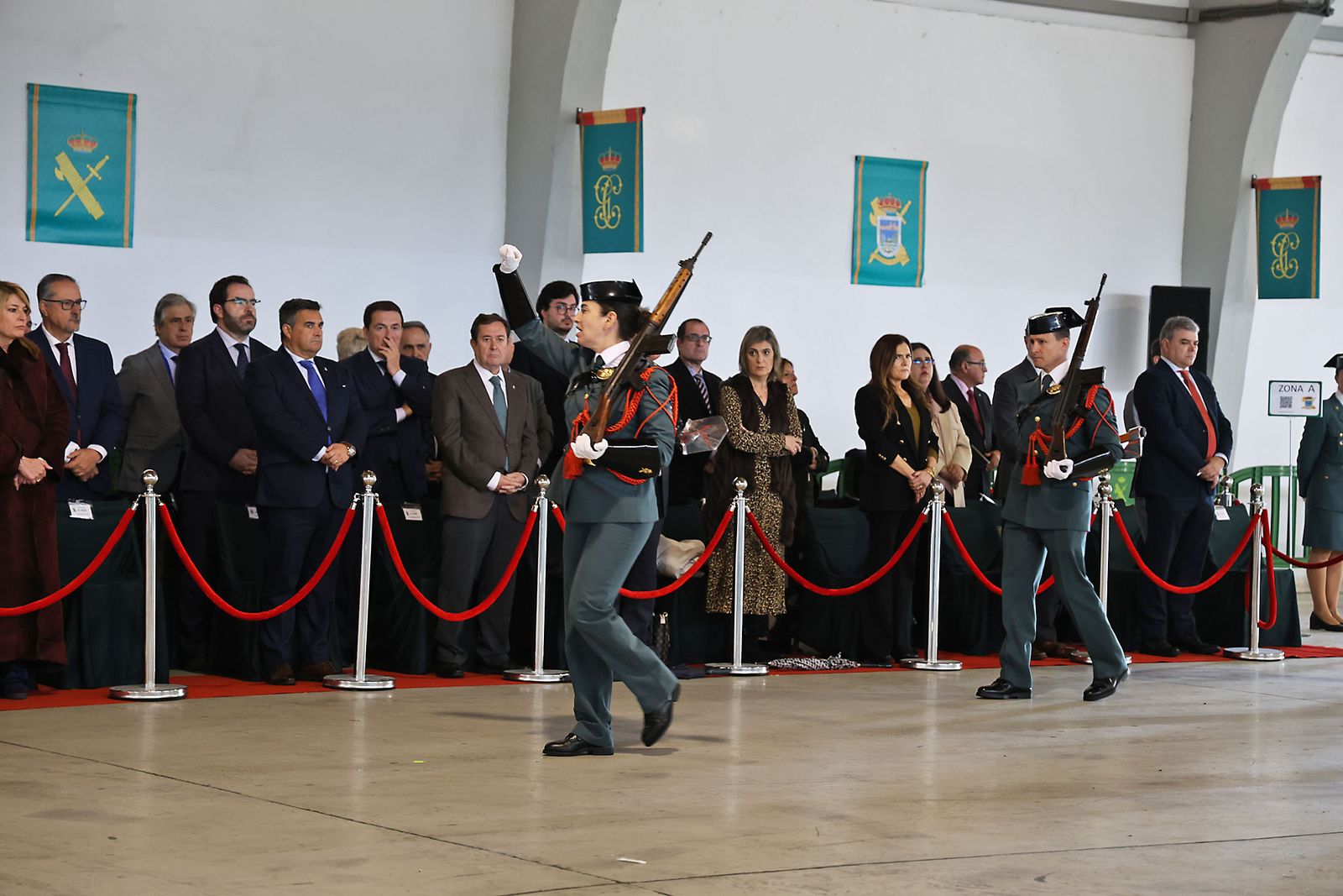 Imágenes de la jura del cargo de Julio Serrano Checa como Jefe de la Comandancia de la Guardia Civil de Huelva