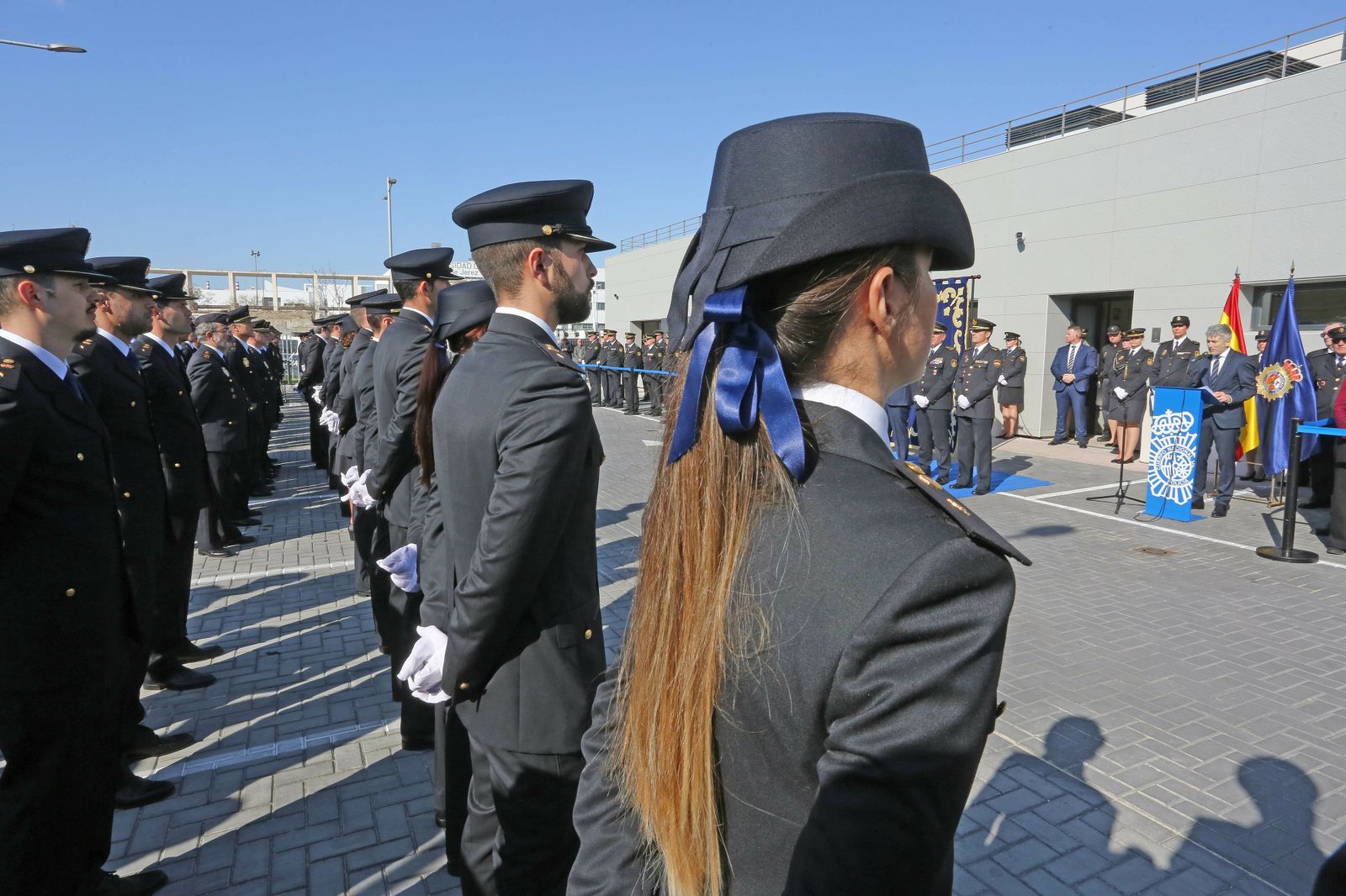 Inaguración de la nueva comisaría por el ministro del Interior Grande- Marlaska