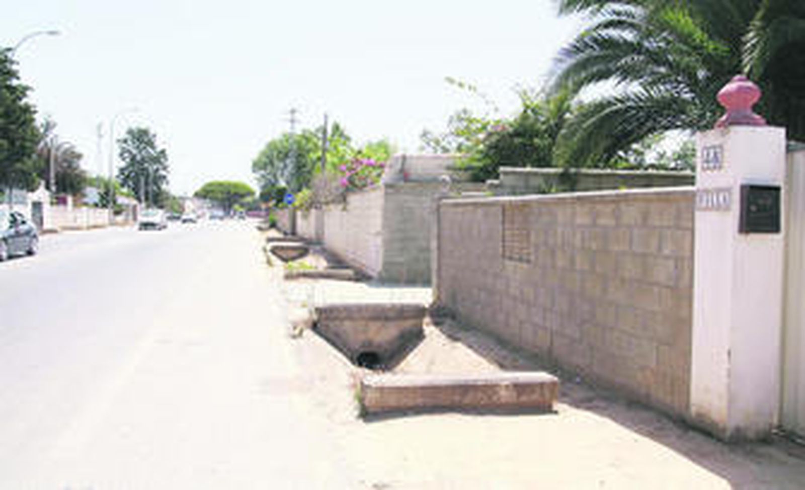 Vista parcial de la Rana Verde, también incluida en el proceso de legalización.