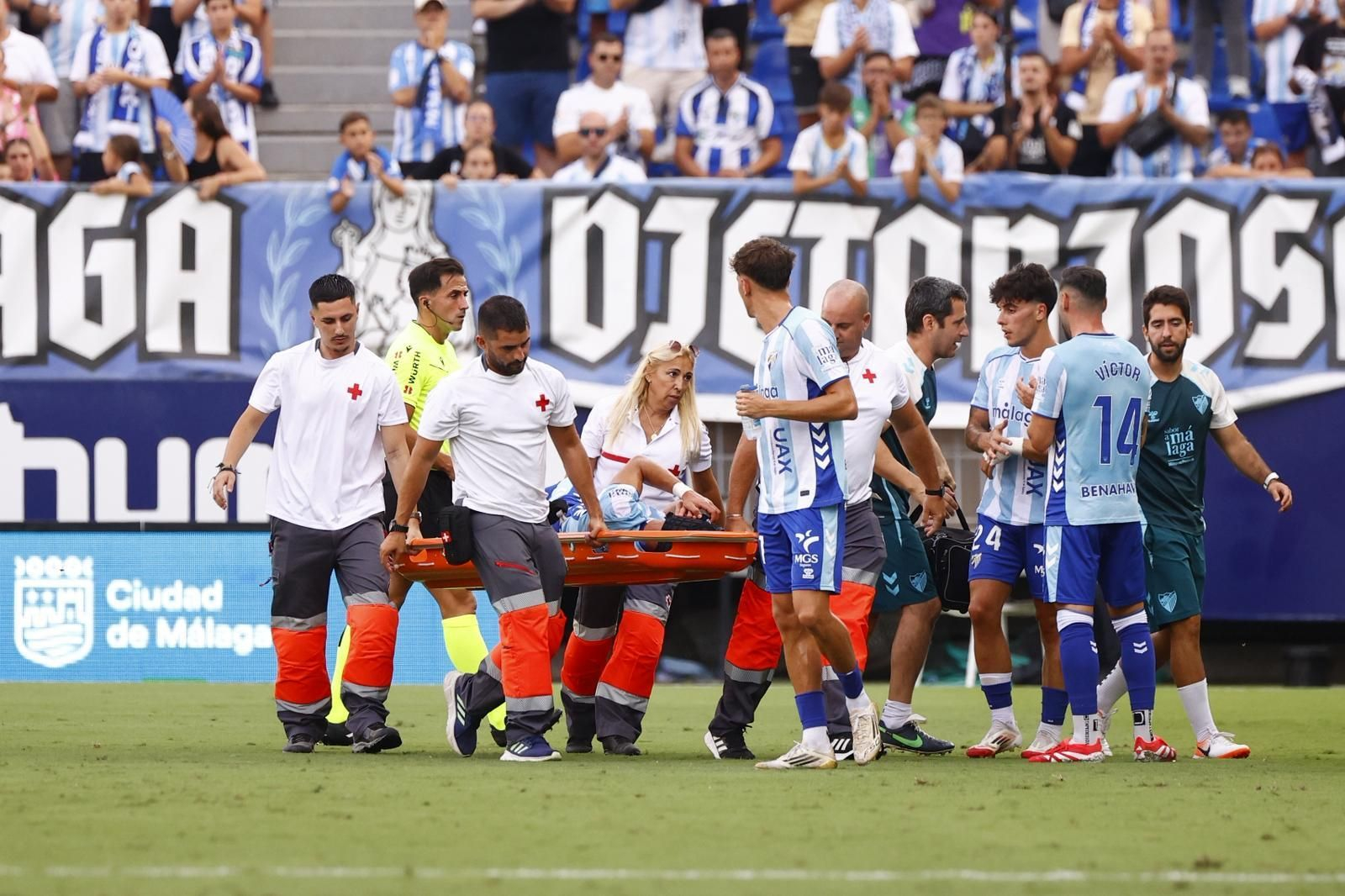 El Málaga CF - SD Eibar, en fotos