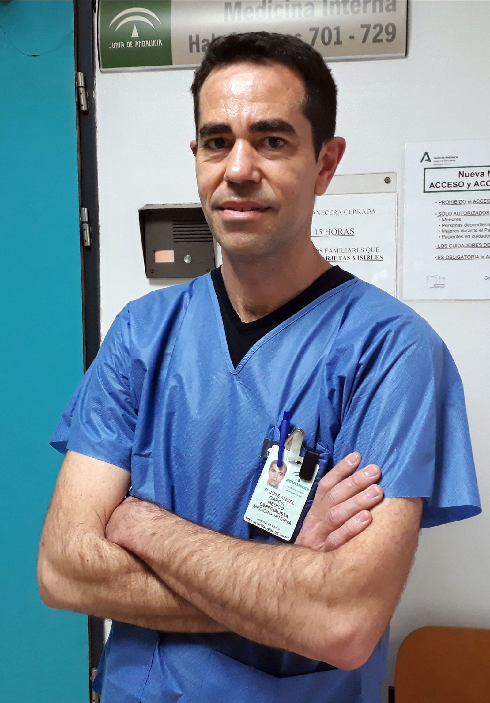 El internista del Valme, José Ángel García.