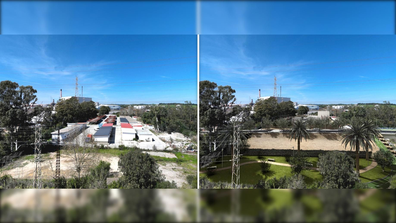 Recreación de cómo quedará Puente Mayorga antes y después de las obras. Recreación de cómo quedará Puente Mayorga antes y después de las obras.