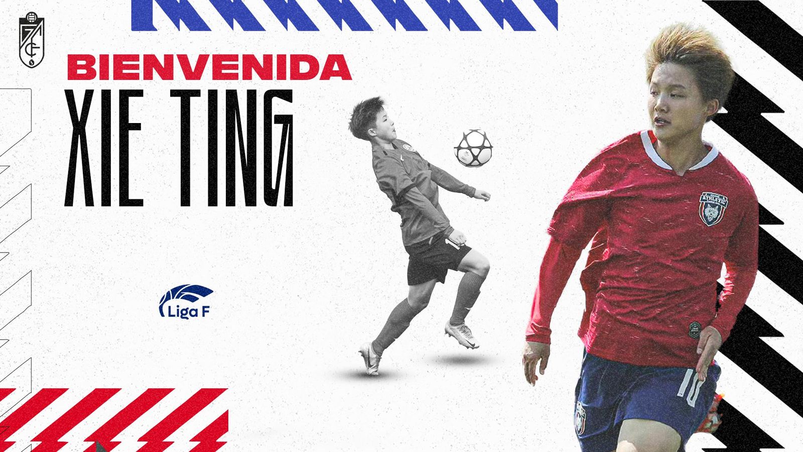 Así anunció el Granada el fichaje de la china Xie Ting
