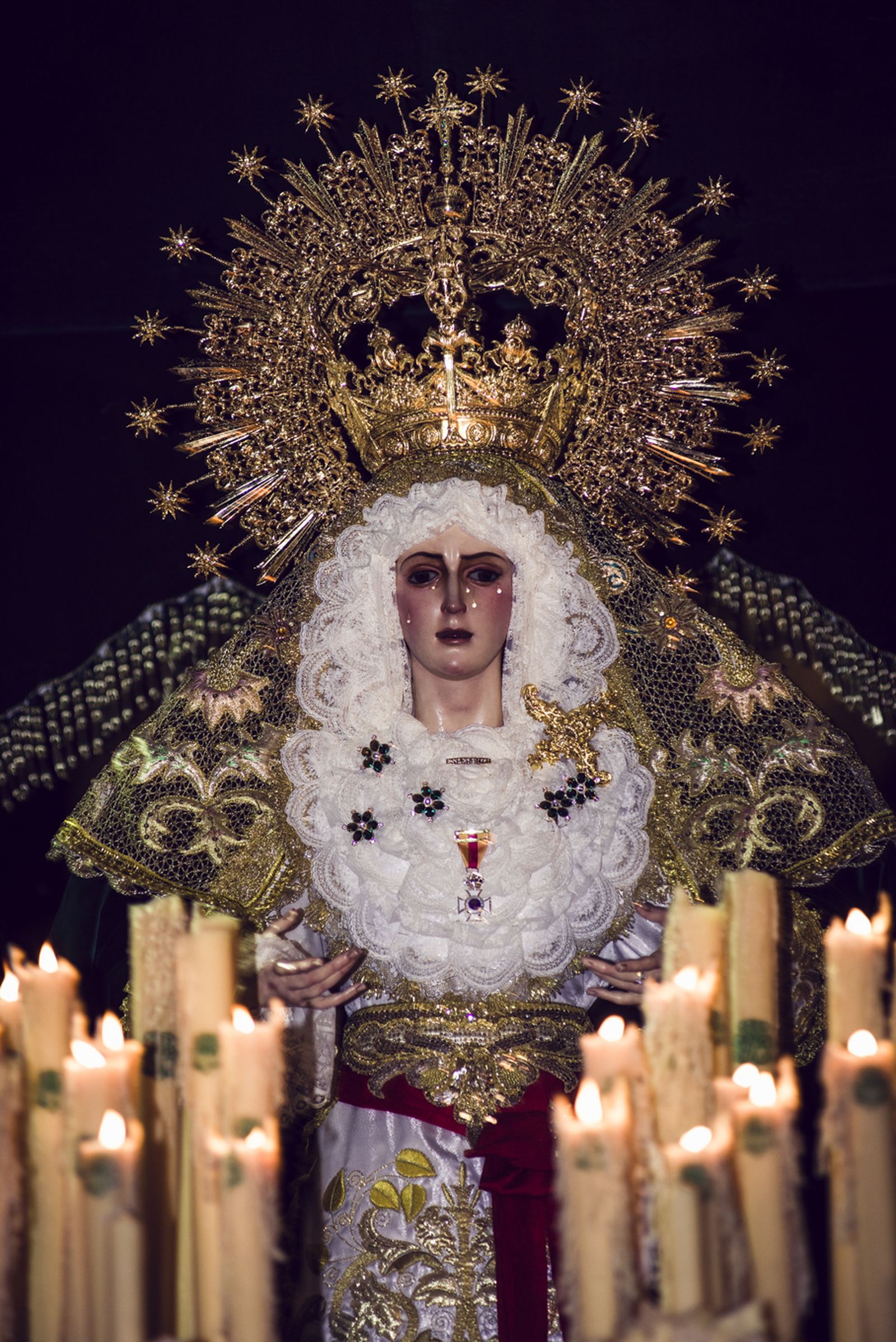 Imágenes de la procesión del Paso Blanco en Cuevas del Almanzora