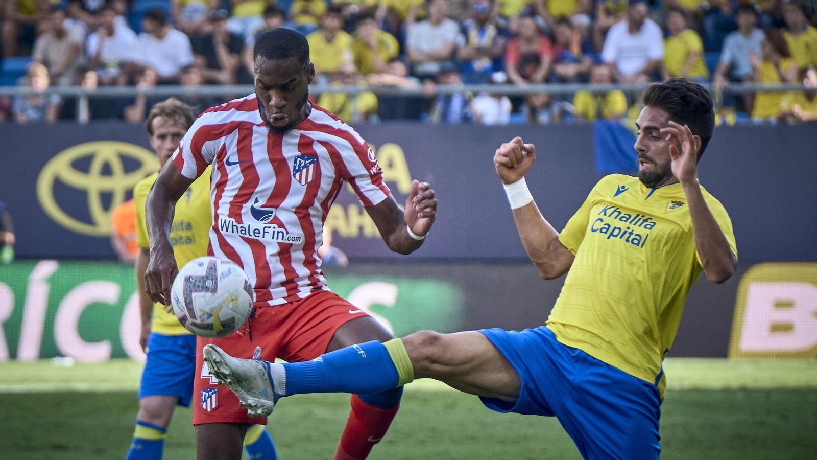 Partido de la victoria del Cádiz CF sobre el Atlético de Madrid