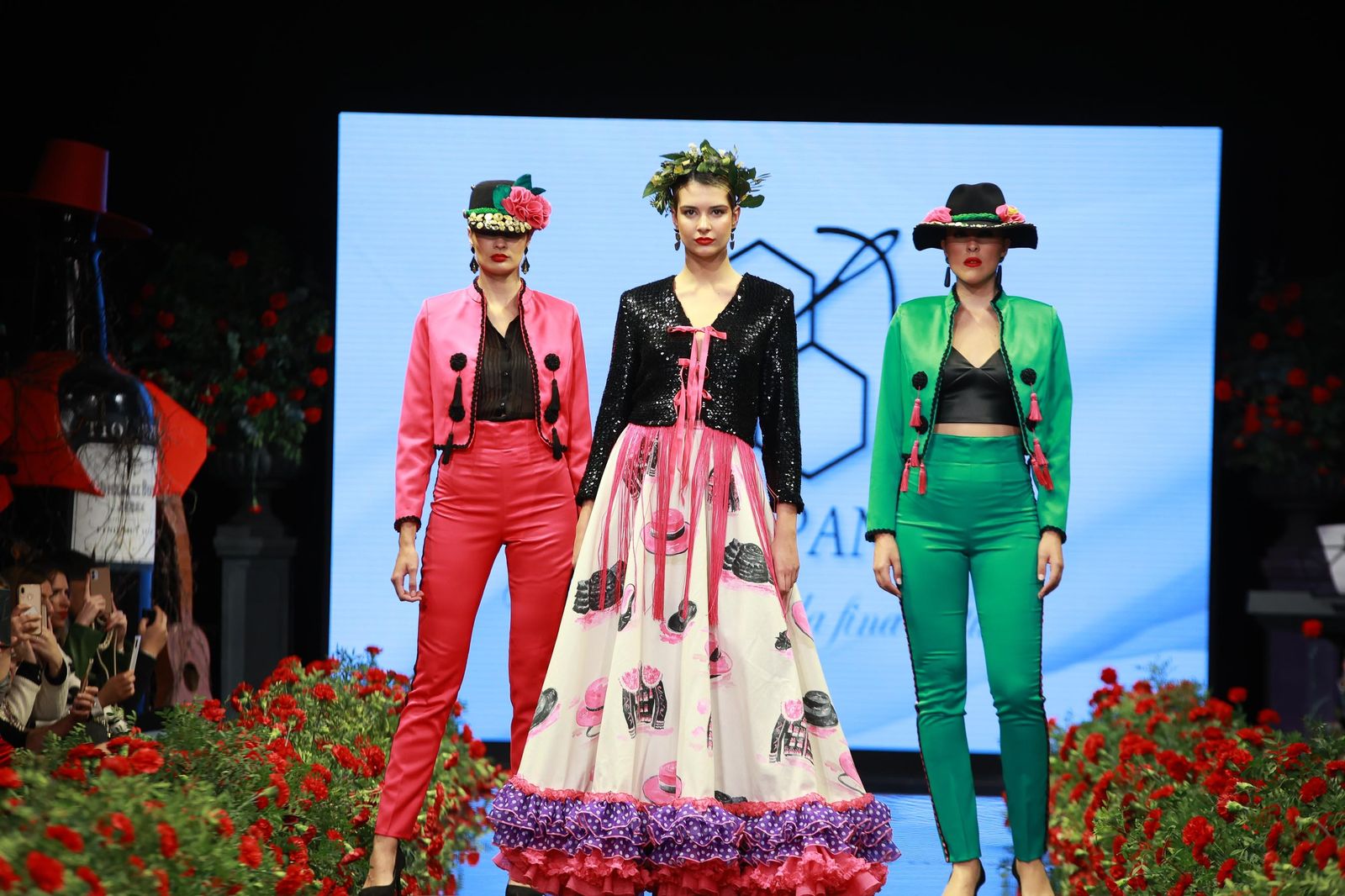 Desfile de David Panal en la Pasarela Flamenca Jerez Tío Pepe 2024