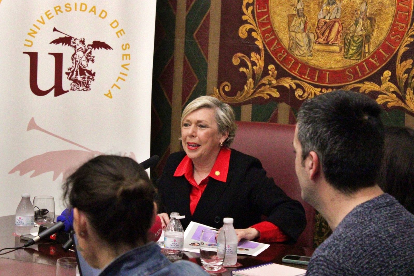 Carmen Vargas, rectora de la US.