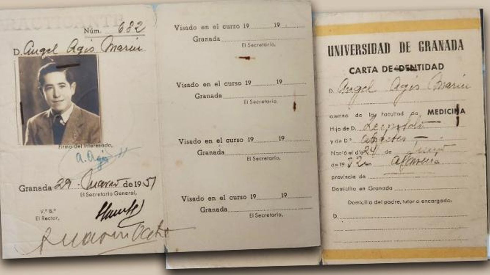 Carta de identidad de la Universidad de Granada