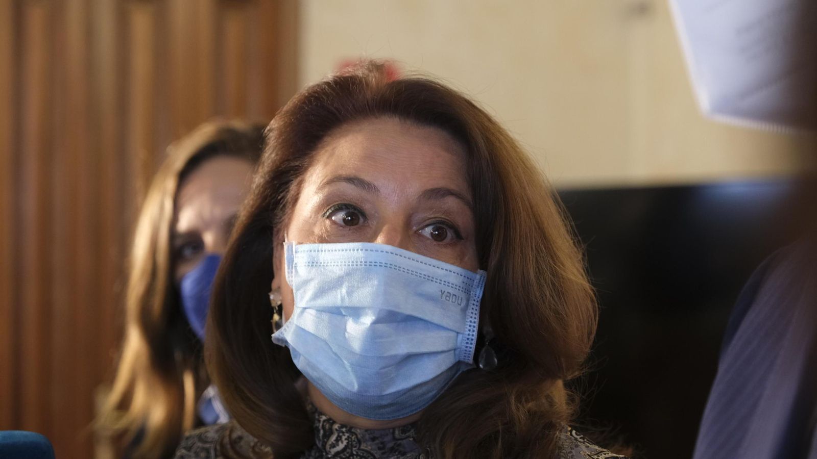 Carmen Crespo, consejera de Agricultura, hoy en Almería