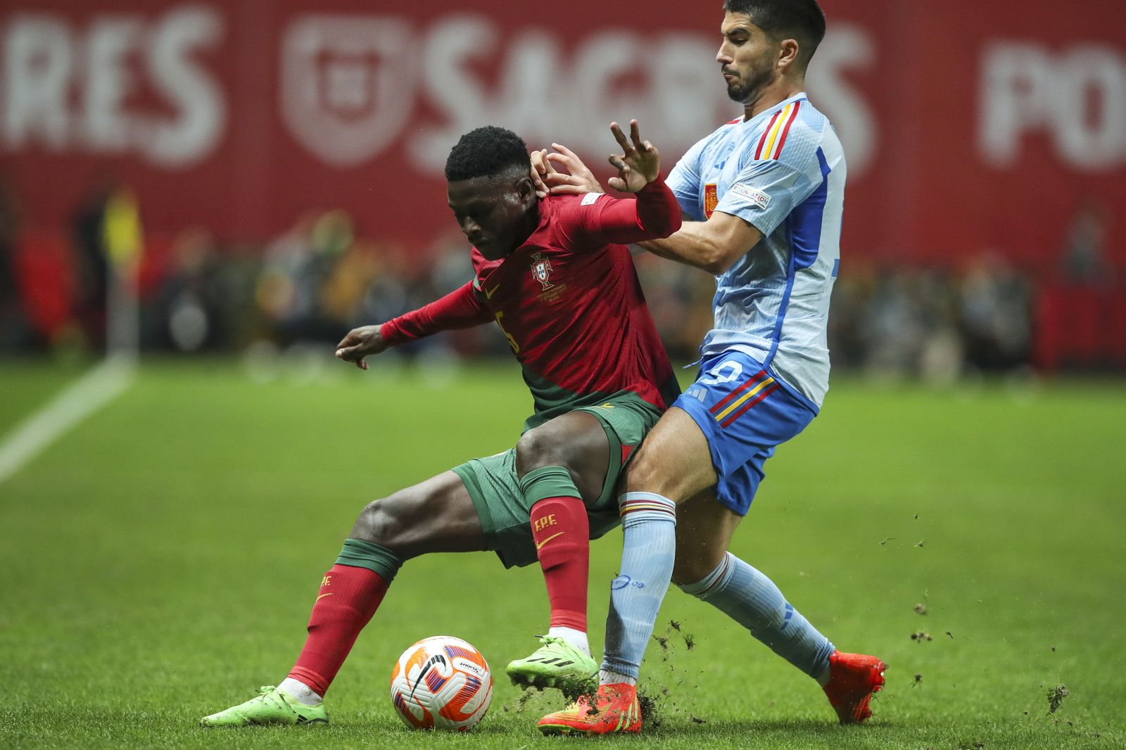 Las imágenes del triunfo de España en Portugal