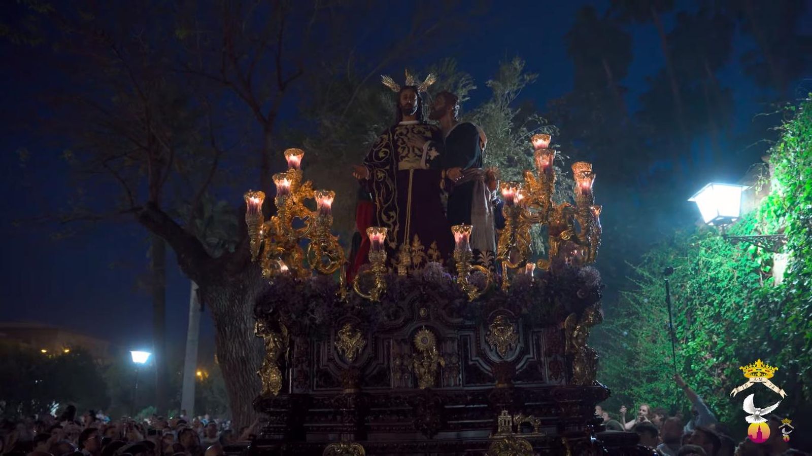 El misterio ya pasó por los Jardines el Lunes Santo de 2011