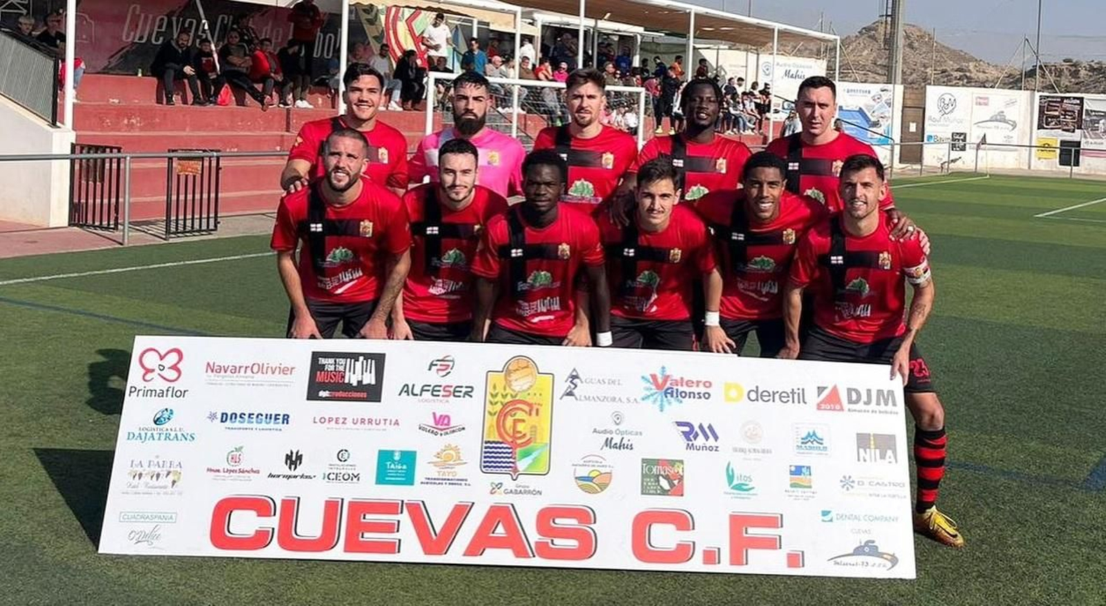 Once presentado por el conjunto rojinegro en su encuentro frente al Maracena de esta pasada jornada.