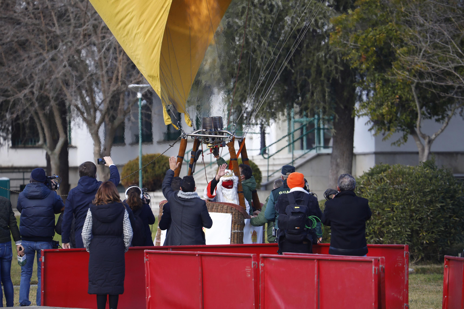 La Cabalgata en globo de los Reyes Magos en Córdoba