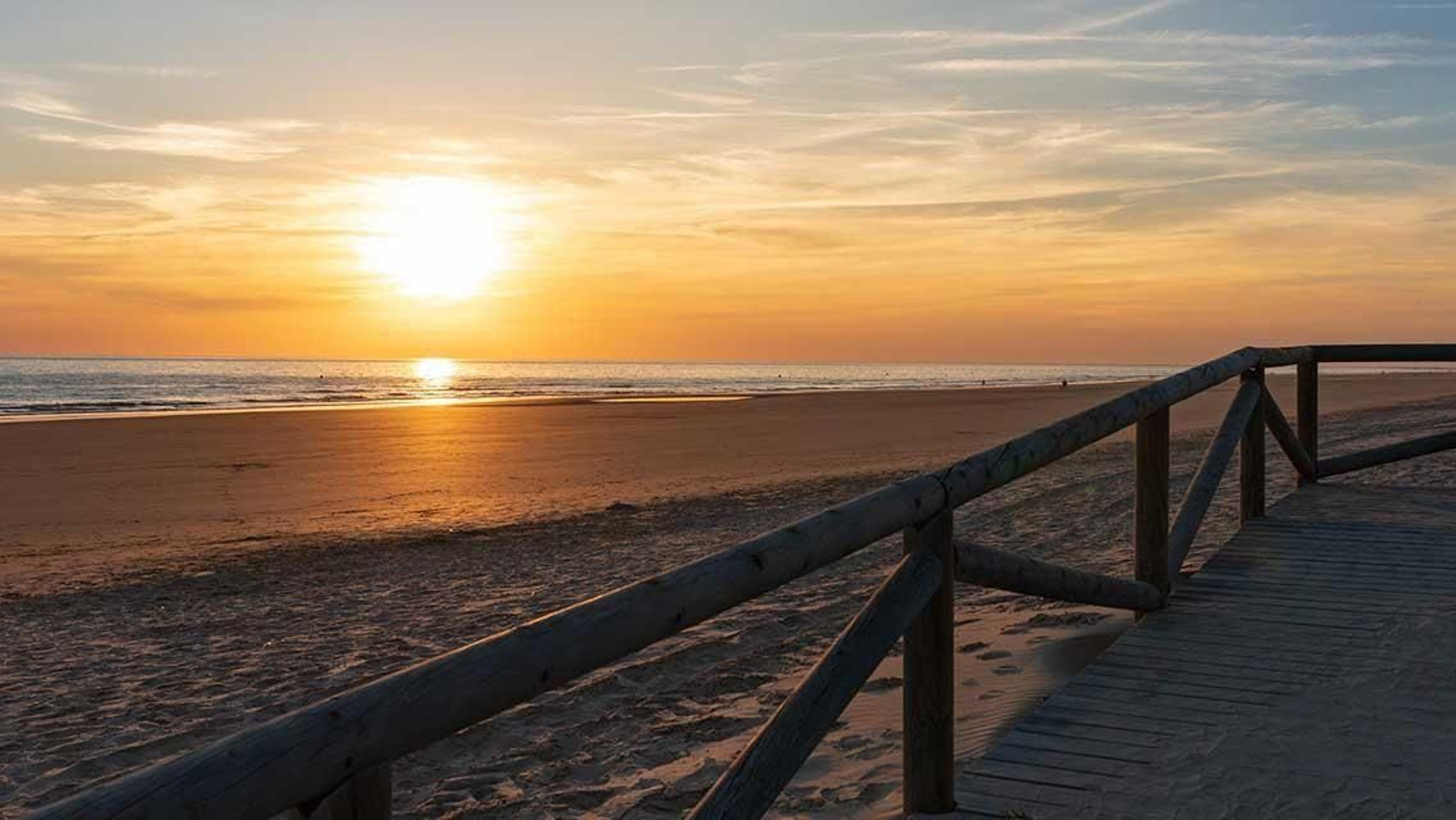 Un atardecer en Costa Ballena (Rota, Cádiz)