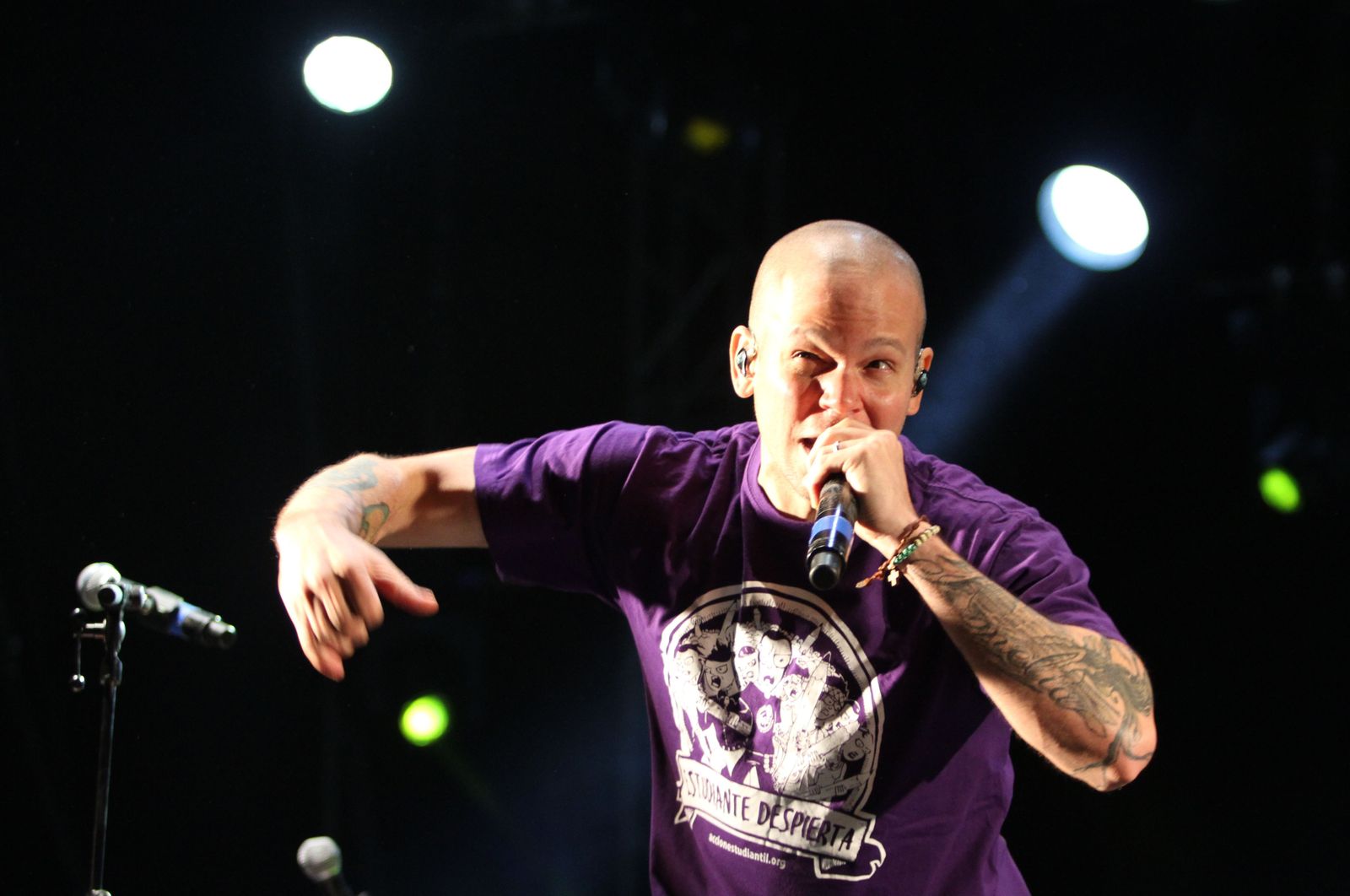 René Pérez, 'Residente', en una de sus actuaciones