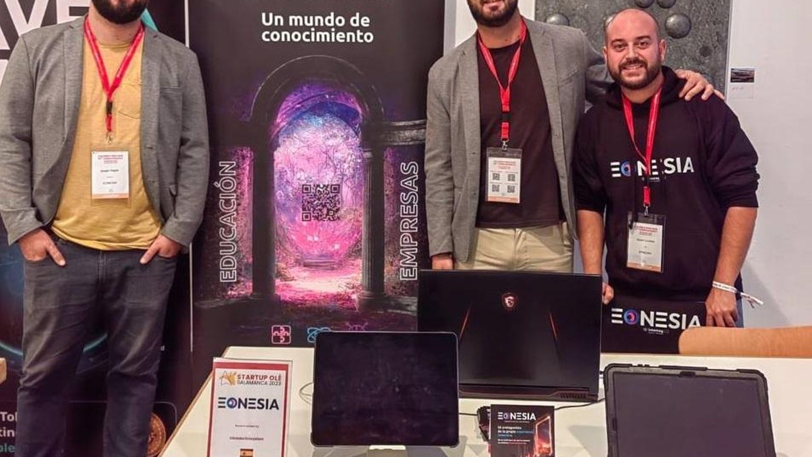 Integrantes de la empresa Eonesia de Córdoba.