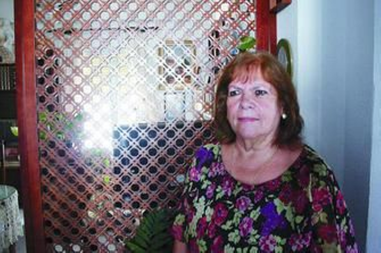 Mercedes Bernal nos recibió ayer en su casa.