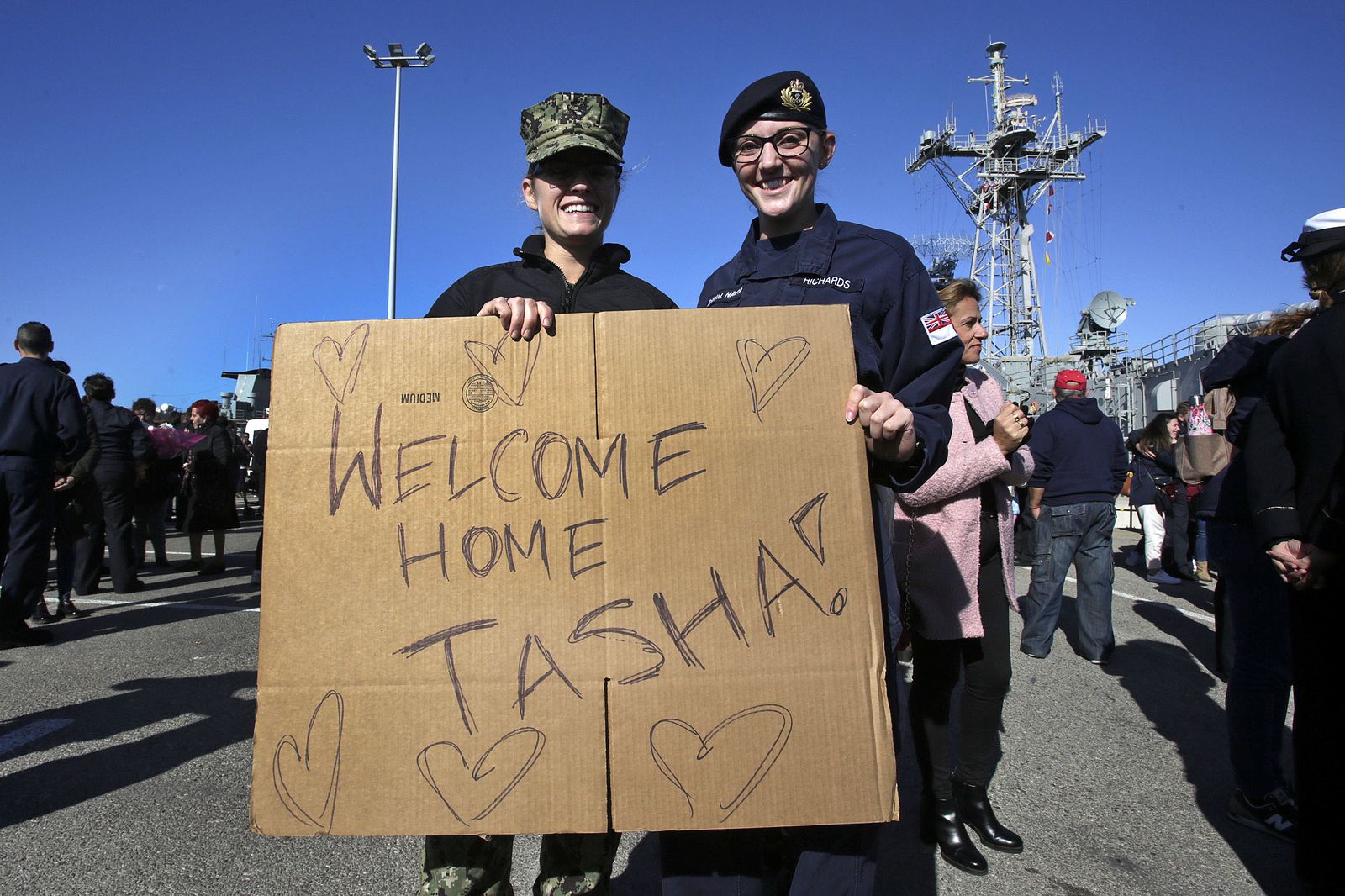 Las mejores imágenes del regreso de la fragata 'Canarias'