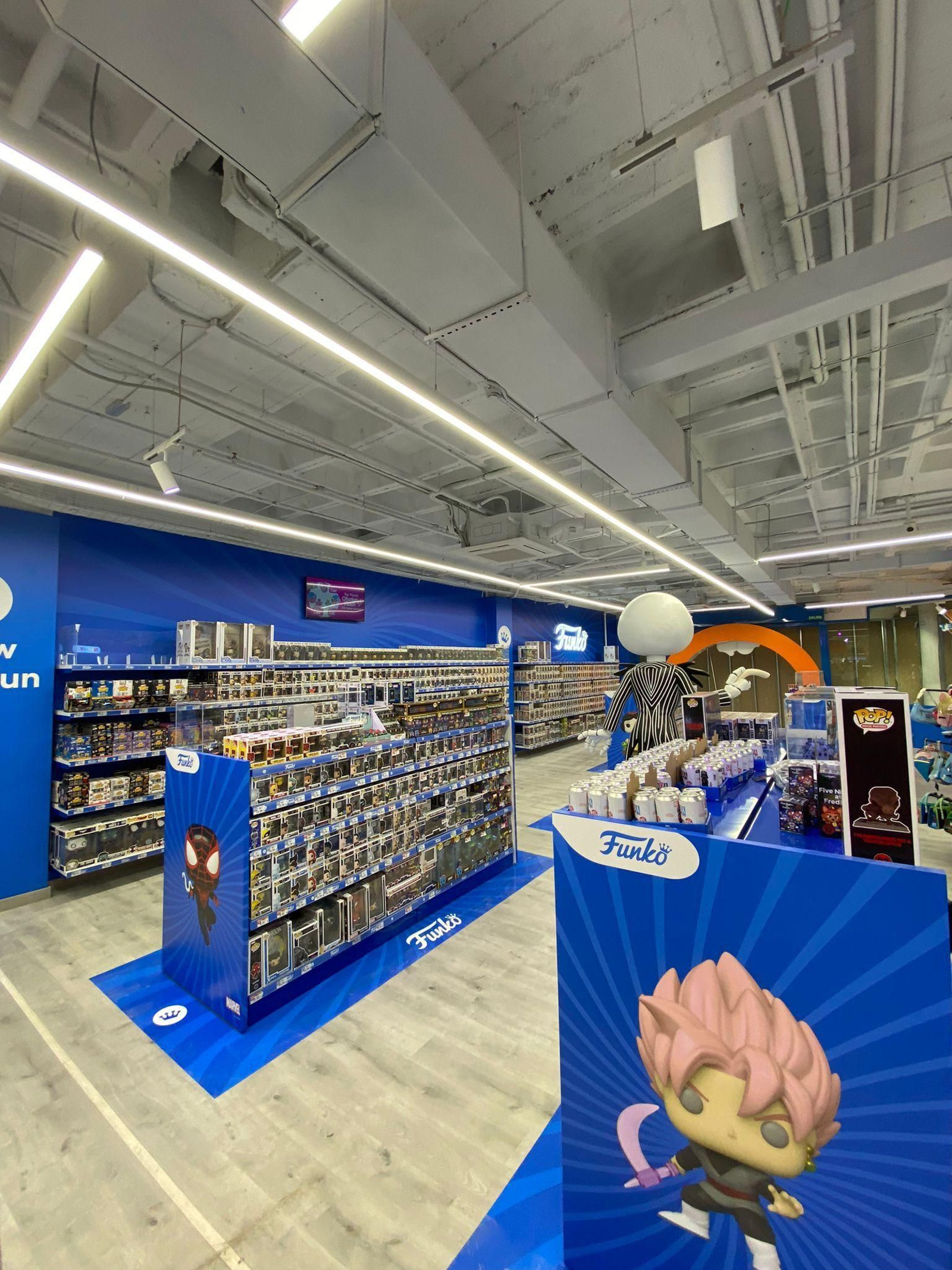 Otra imagen de la tienda de Funko en Bahía Sur Otra imagen de la tienda de Funko en Bahía Sur