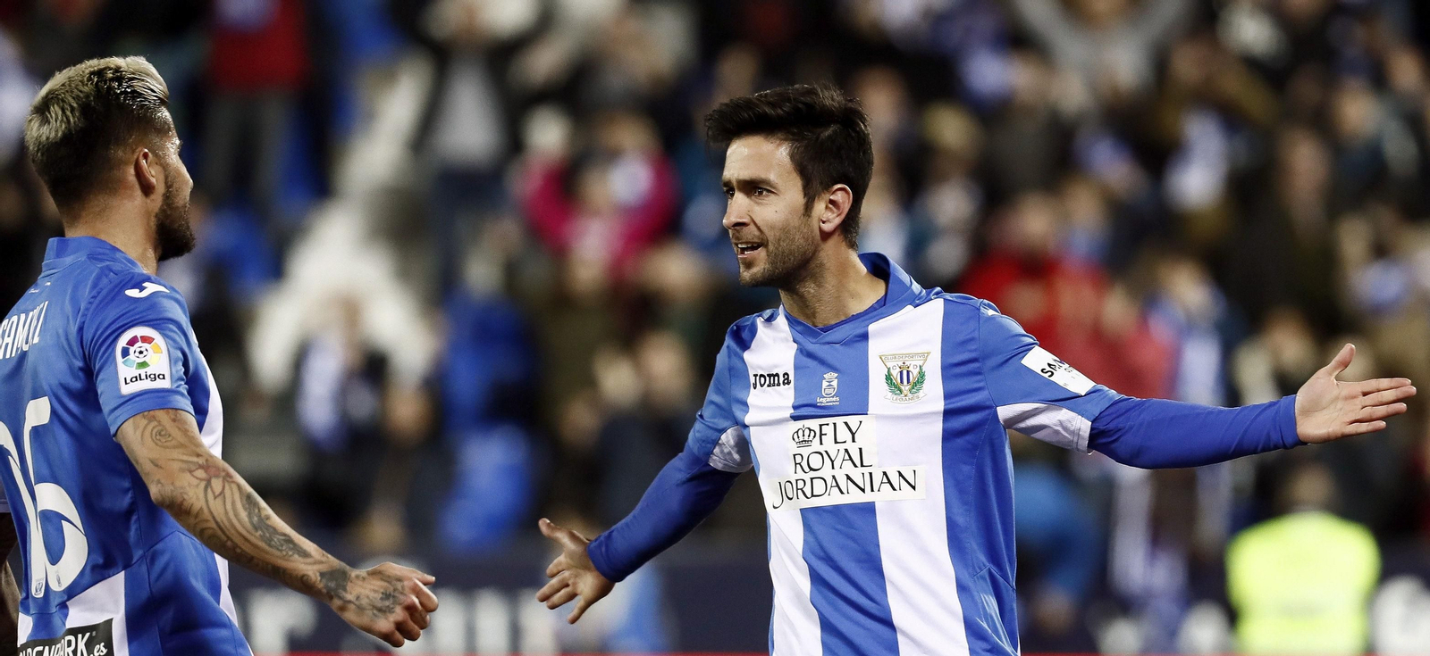 Alberto Bueno, en su etapa en el Leganés.