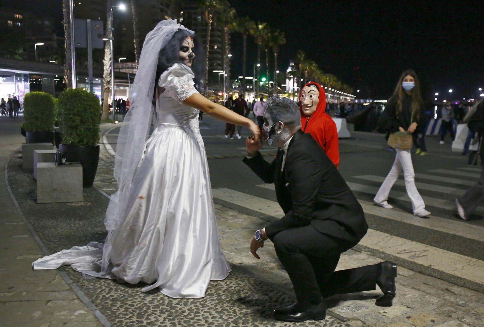 Las fotos de la Noche de Halloween en Málaga
