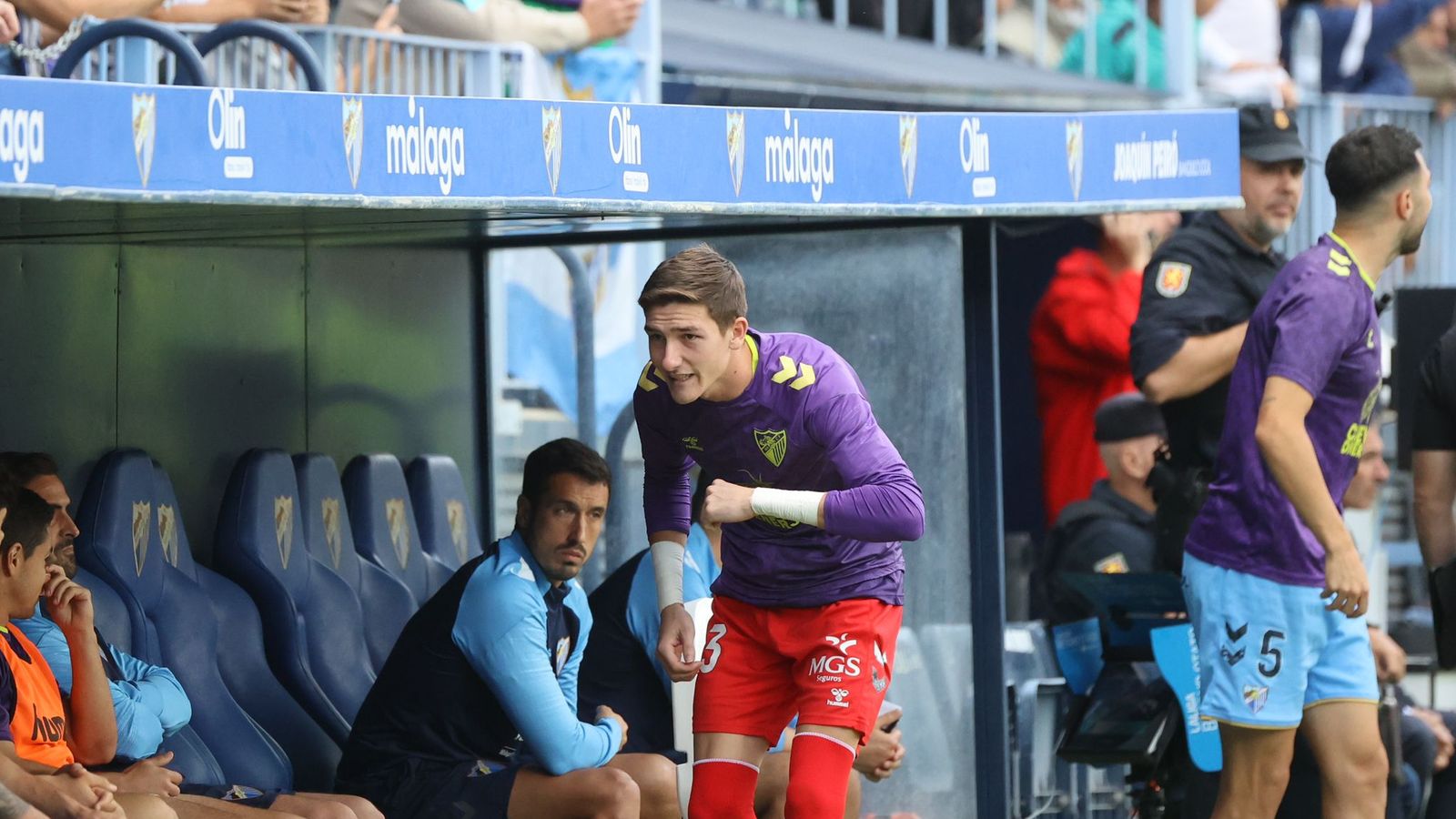 El Málaga CF - Eibar, en fotos