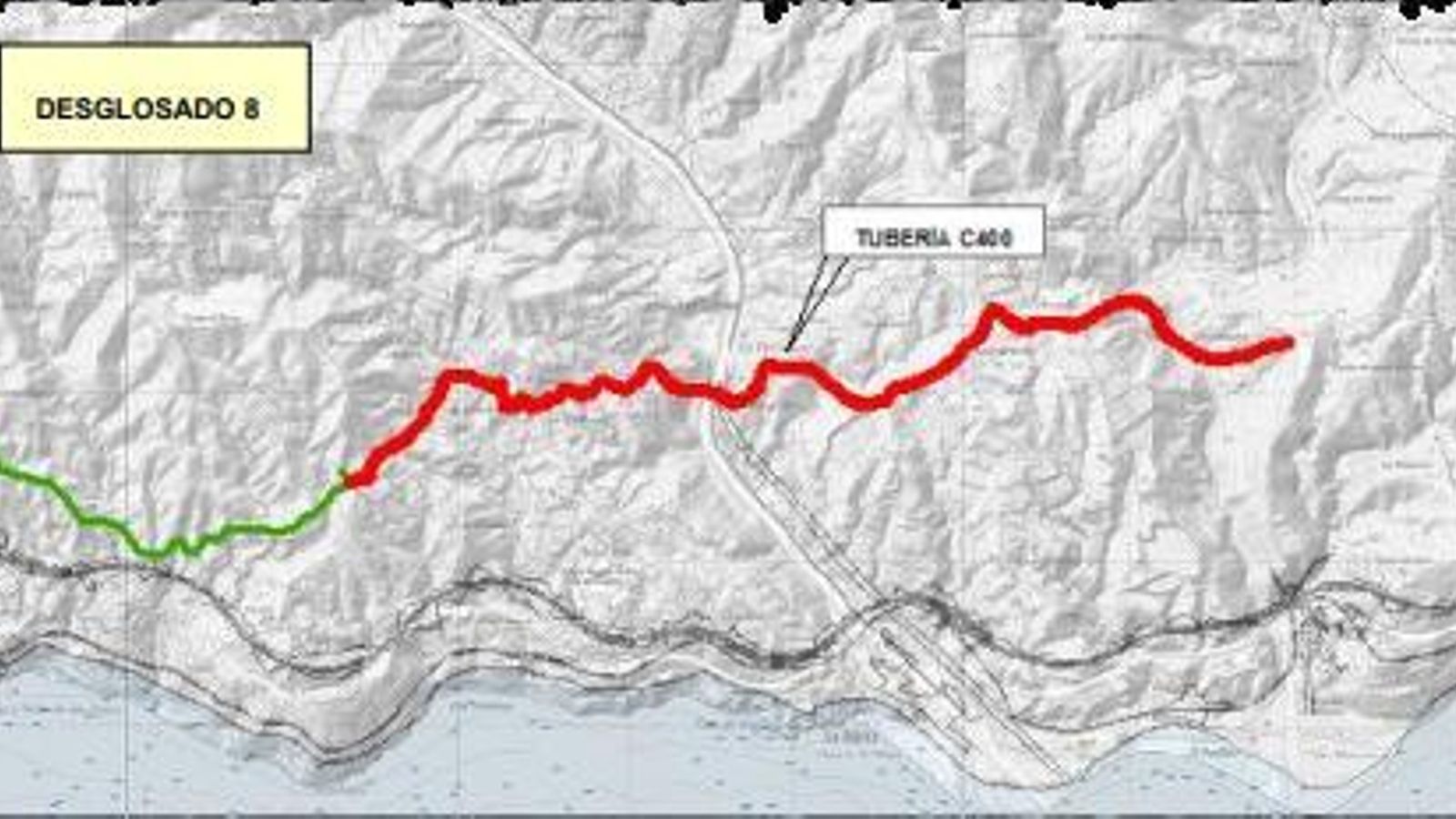 Desglosado 8 canalizaciones de Béznar y Rules