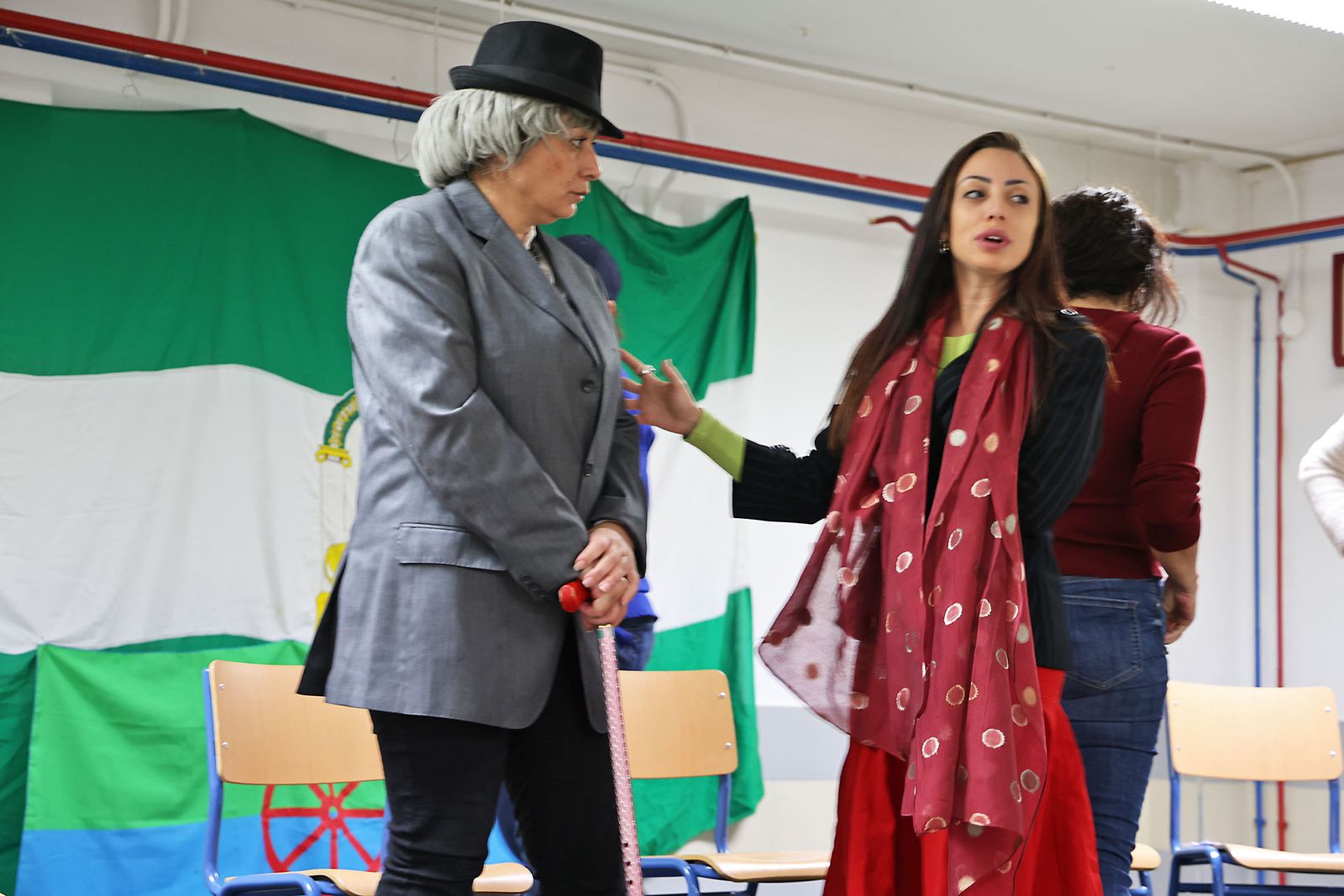 Imágenes del Día del Pueblo Gitano Andaluz. En el CEIP Andalucía..