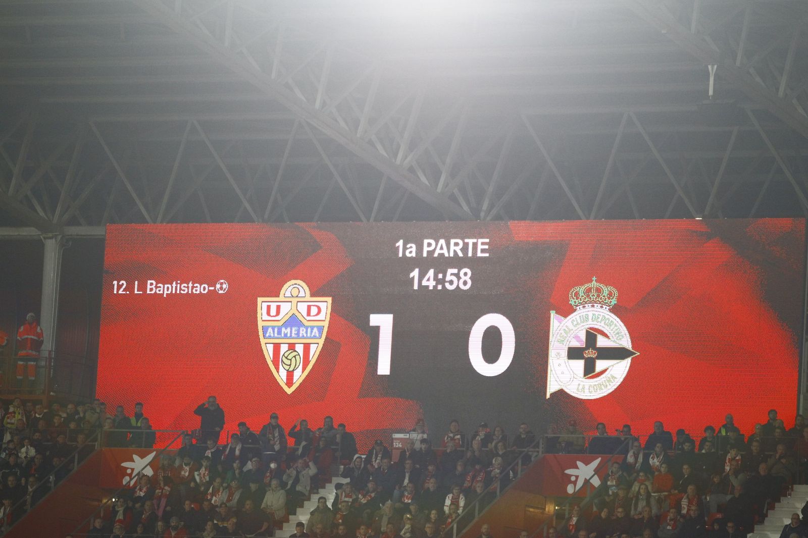 Las fotos del partido U.D. Almería - Deportivo de La Coruña