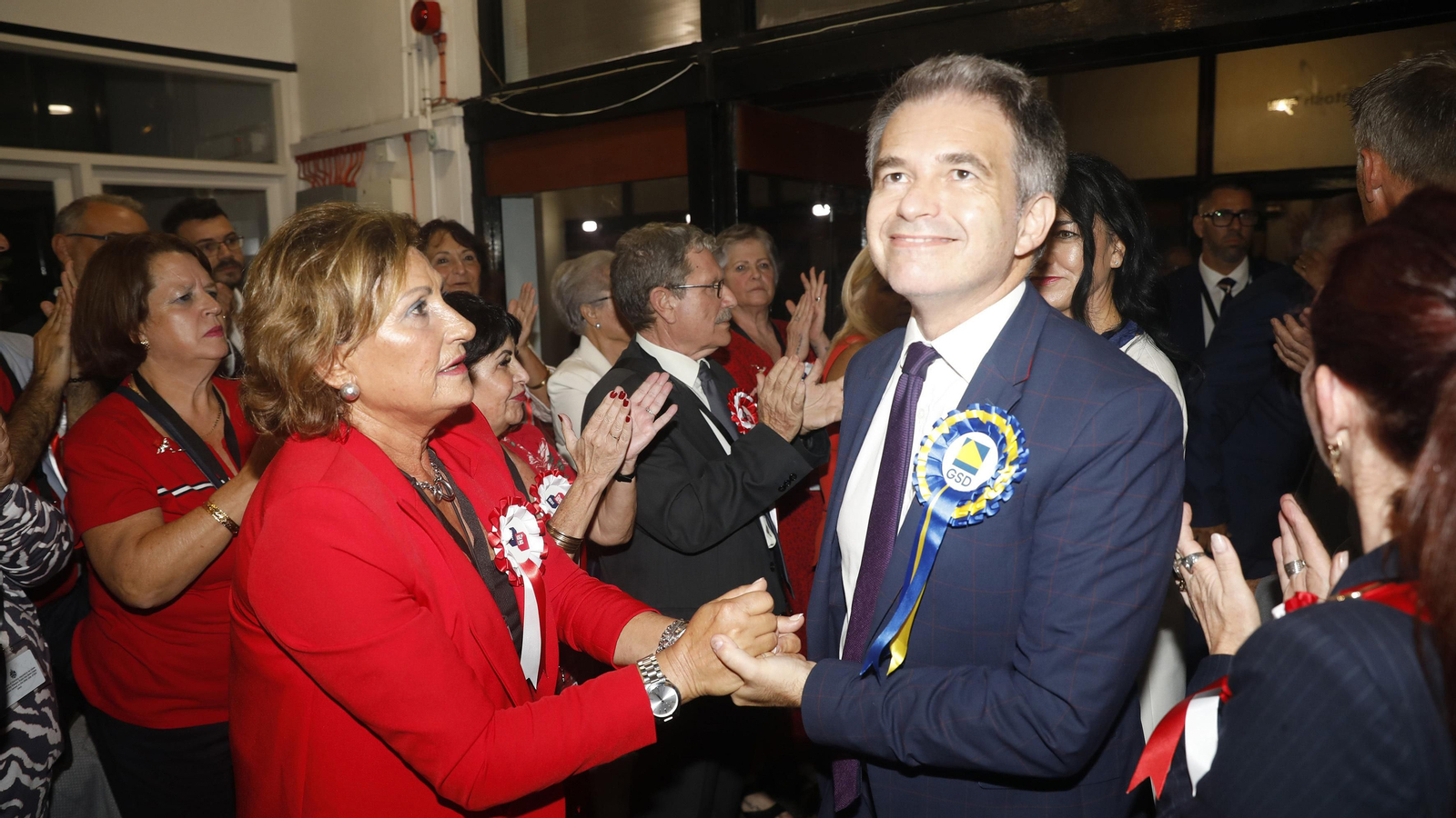 Las fotos de la victoria de Fabian Picardo que gana las elecciones en Gibraltar