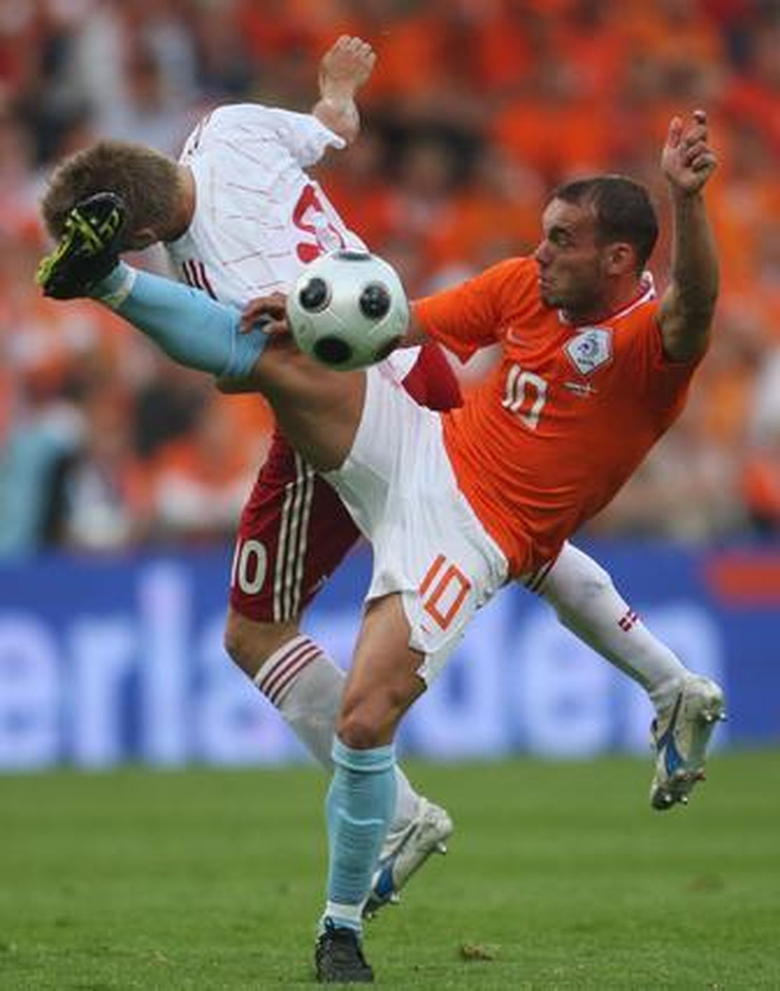 La estrella holandesa Wesley Sneijder.