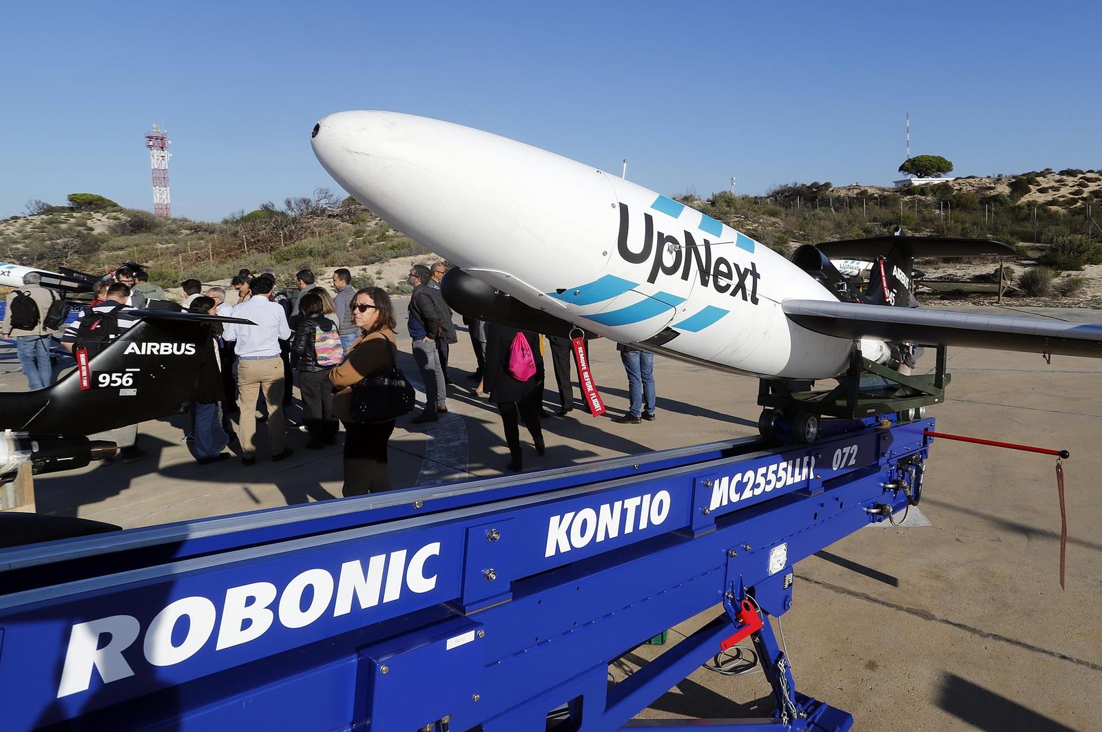 Imágenes del ensayo del demostrador Auto´Mate en el INTA, Huelva