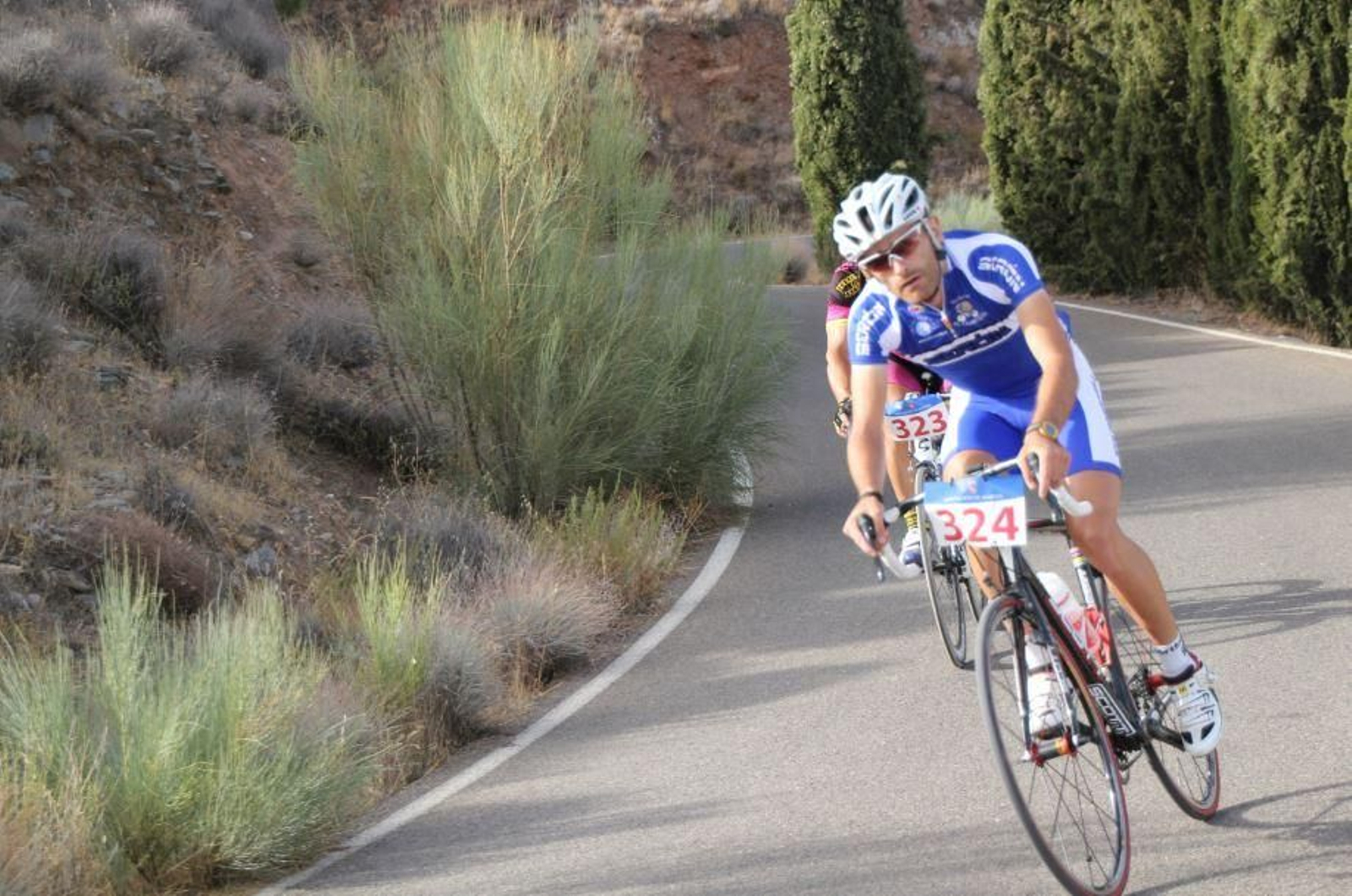 Participantes en la Cronoescalada de Serón.