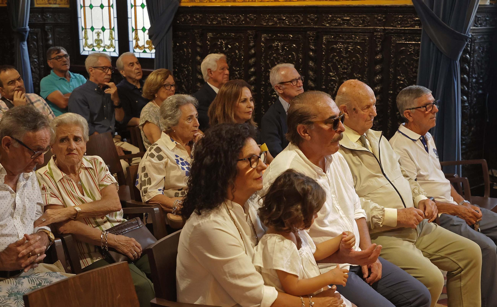 Fotos del acto de reconocimiento a Crescencio Torés en el Ayuntamiento de Algeciras