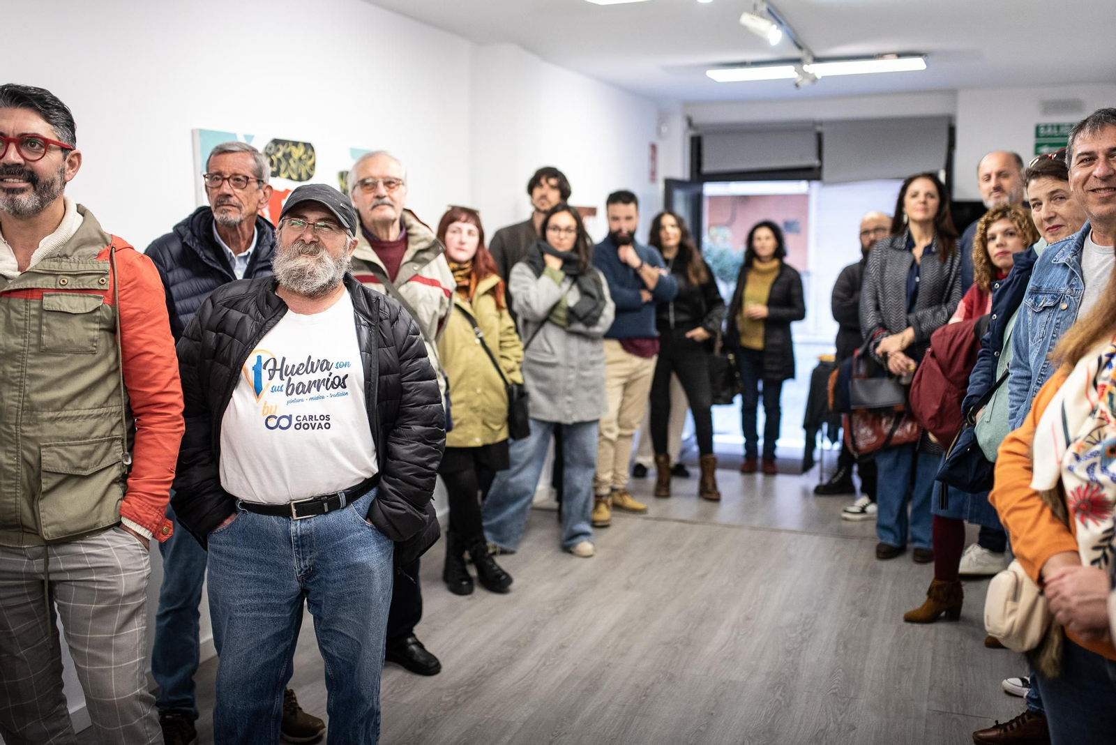 Imágenes de la inauguración de la exposición de Agus Díaz Vázque " Y bebió agua de una fuente"