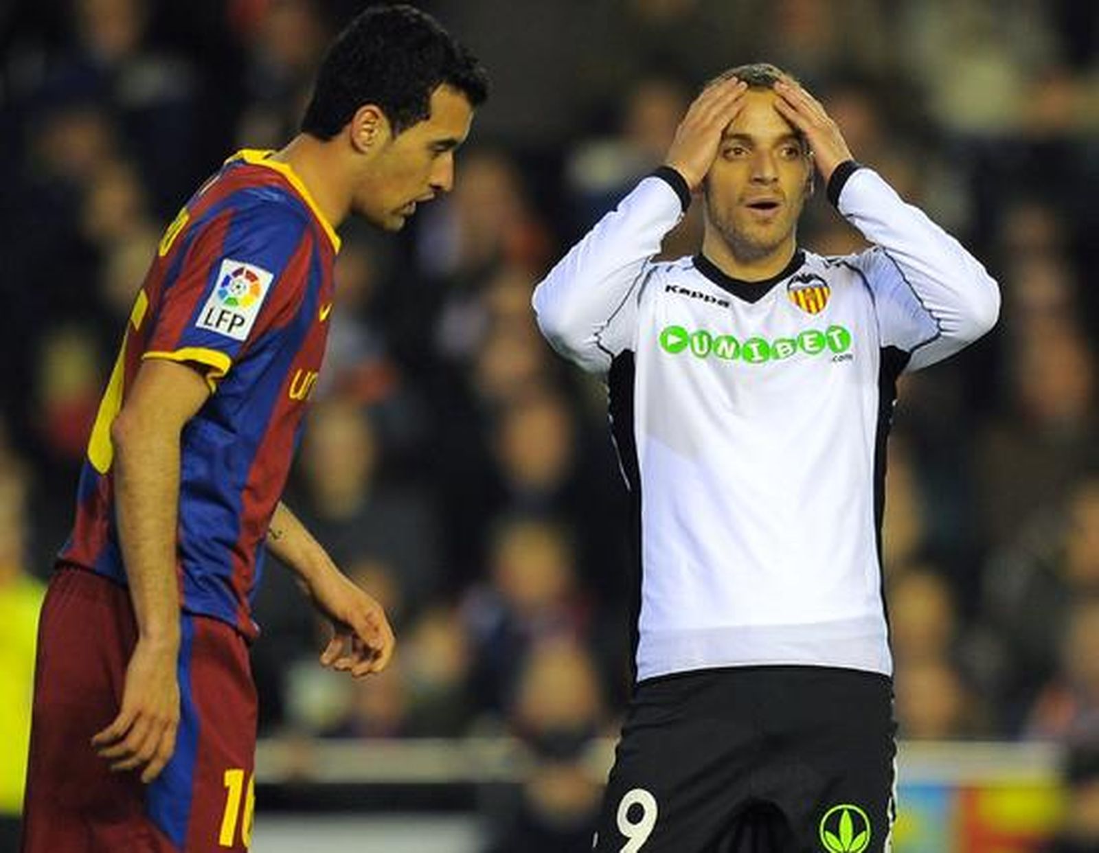 El Barcelona consigue una trabajada victoria en Mestalla.

Foto: AFP/ Reuters