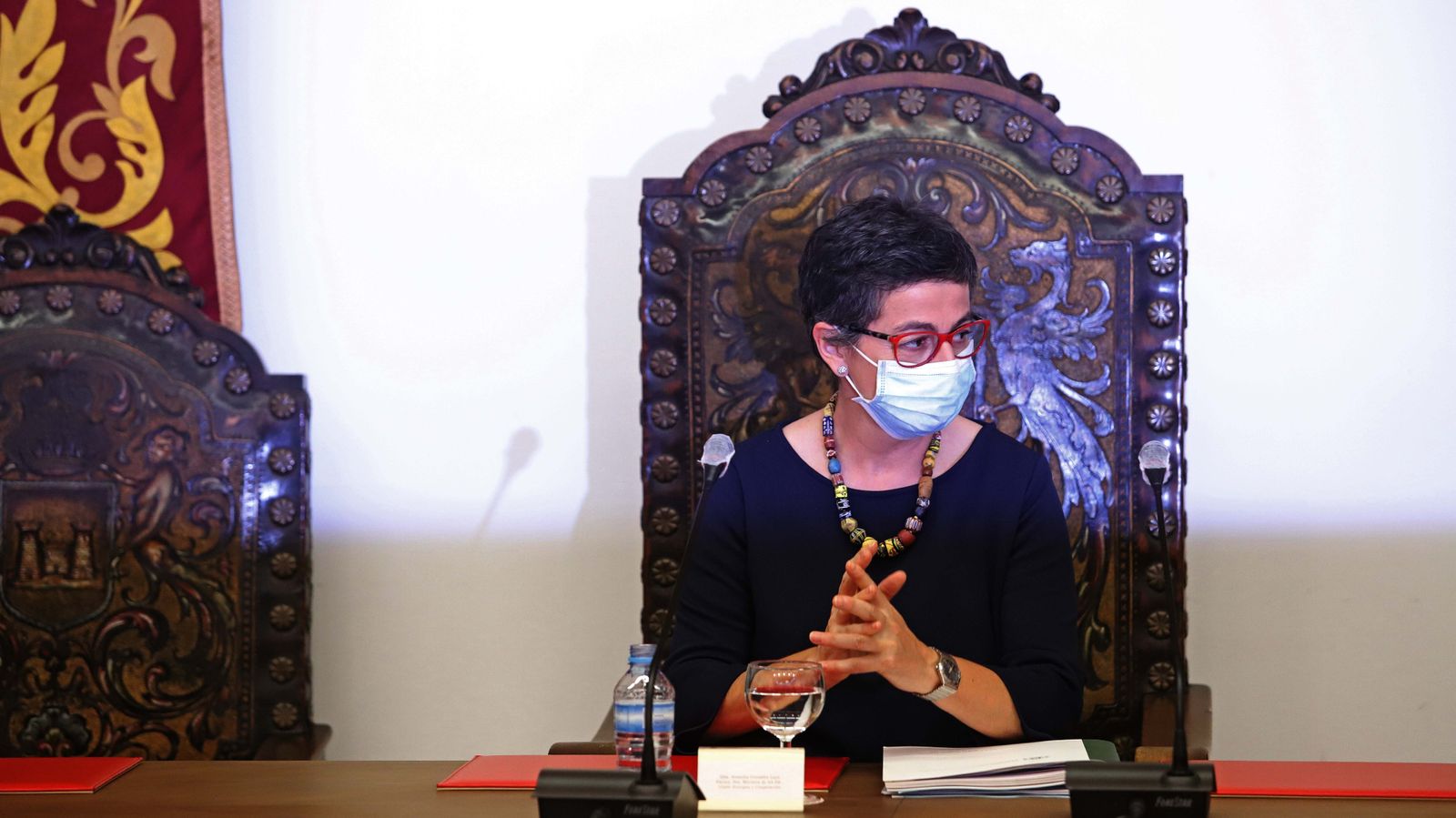 Visita de Arancha González Laya a La Línea y la Verja de Gibraltar