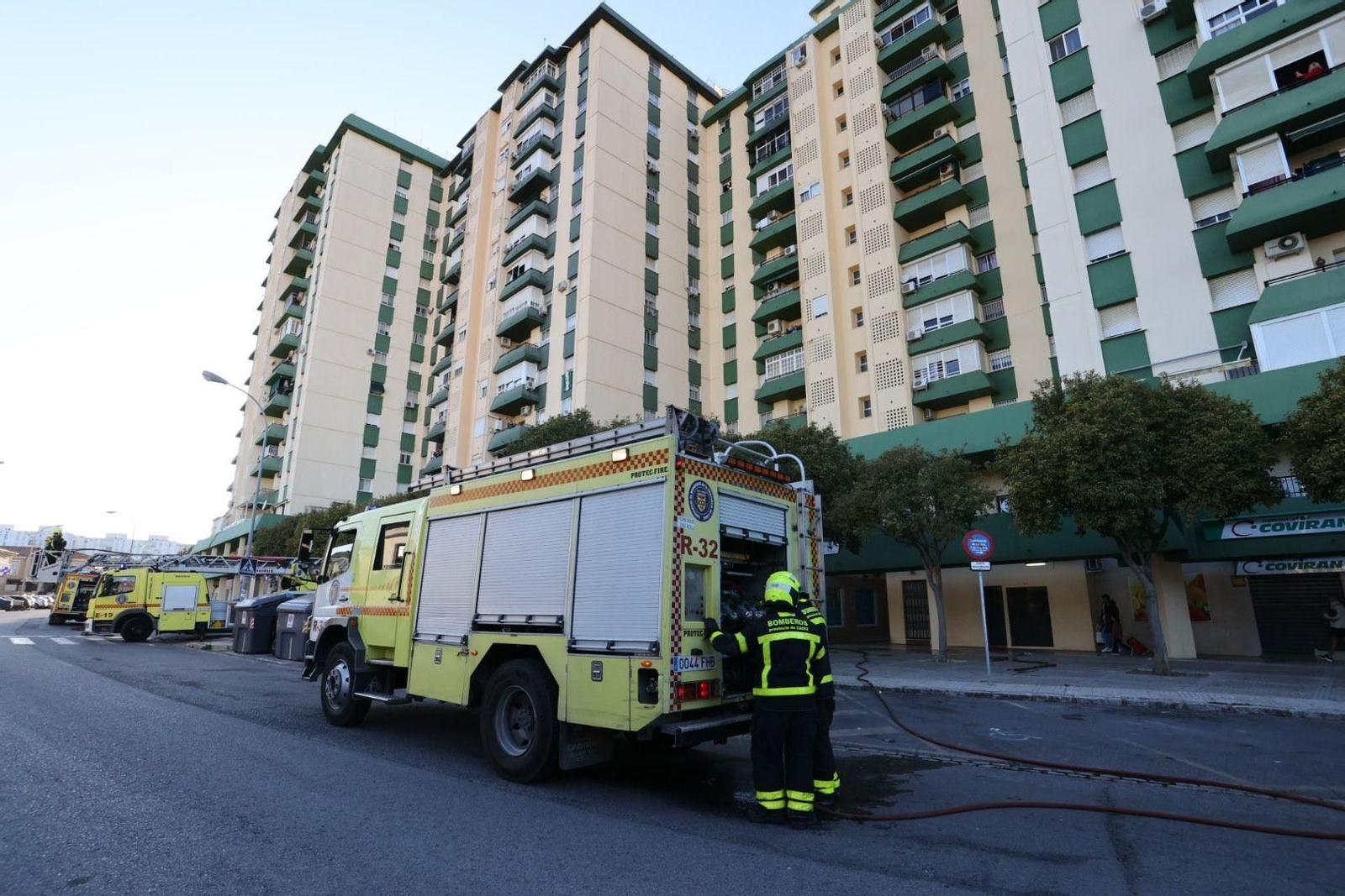 Incendio en un décimo piso del Parque Atlántico