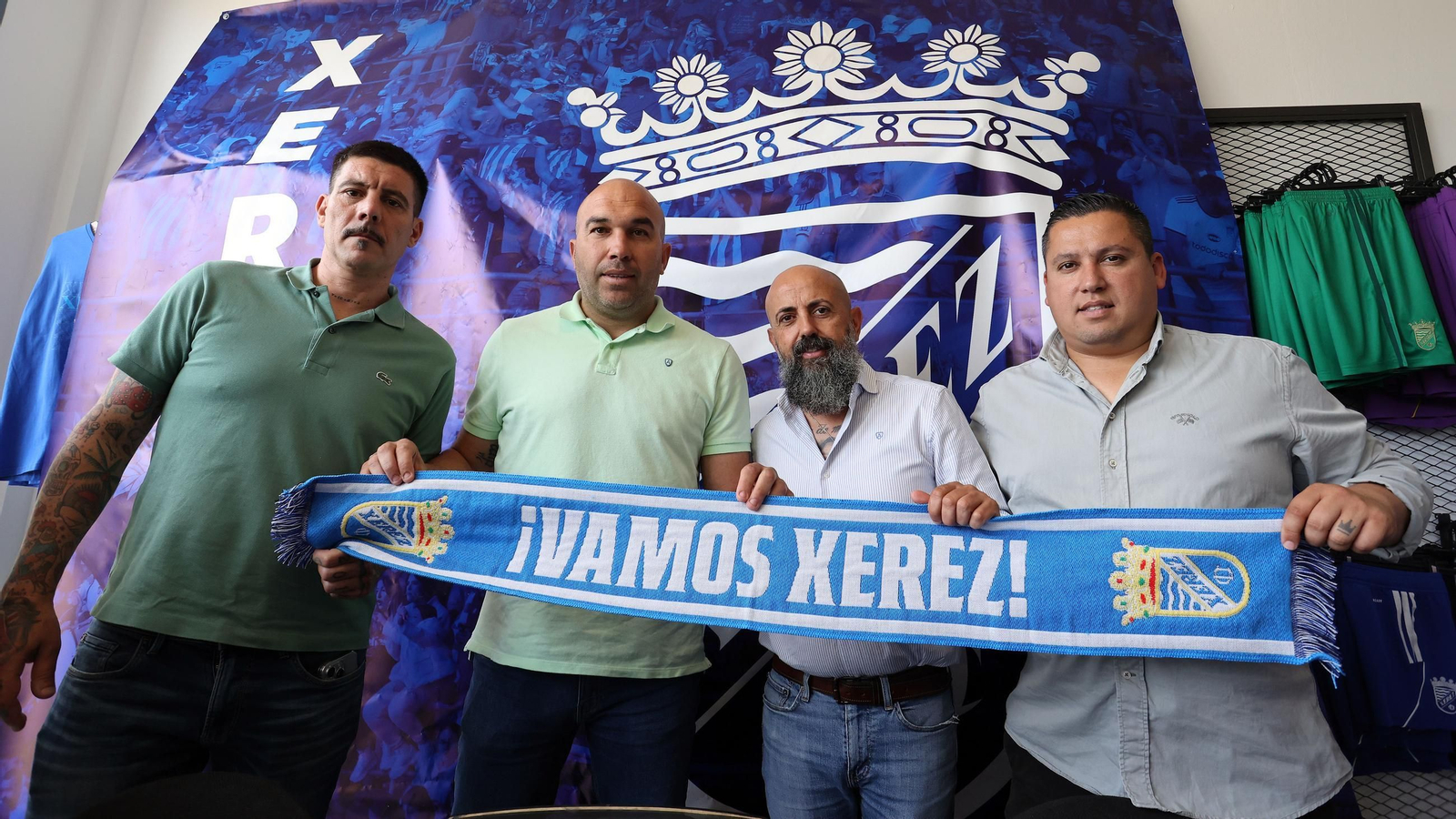 Miguel Ángel Gutiérrez, Diego Galiano, Juan Luis Gil y Jorge Garrido.