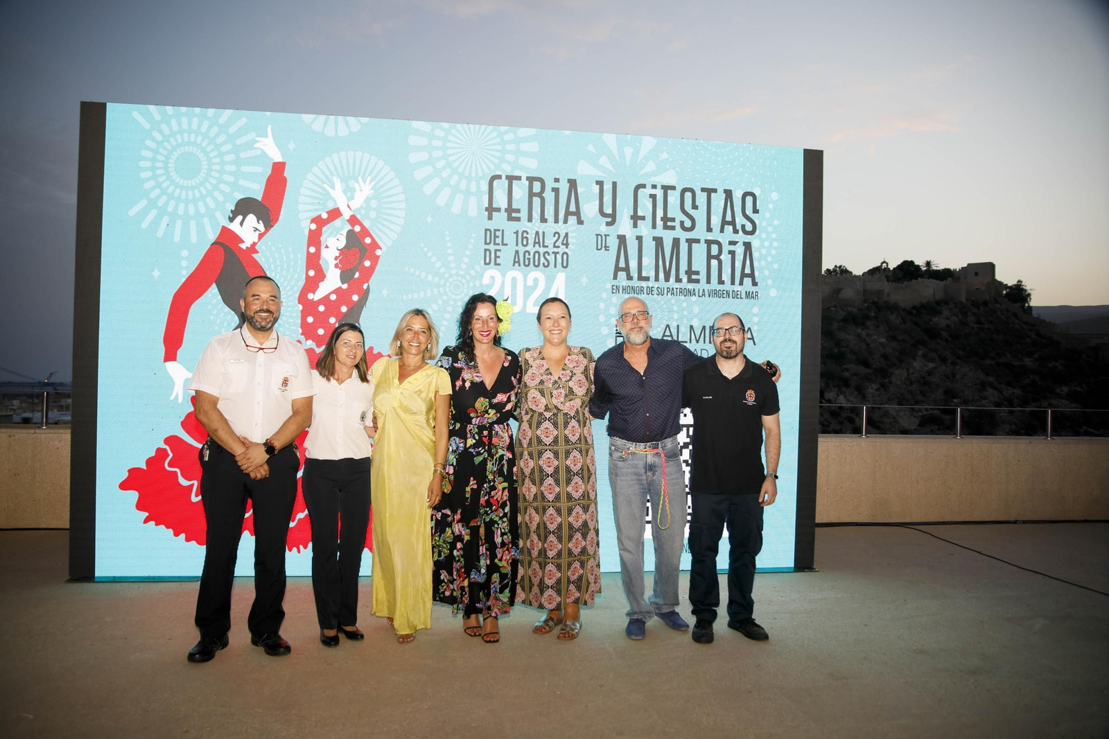 Presentación de la Feria de Almería 2024 en honor de la Virgen del Mar, en imágenes