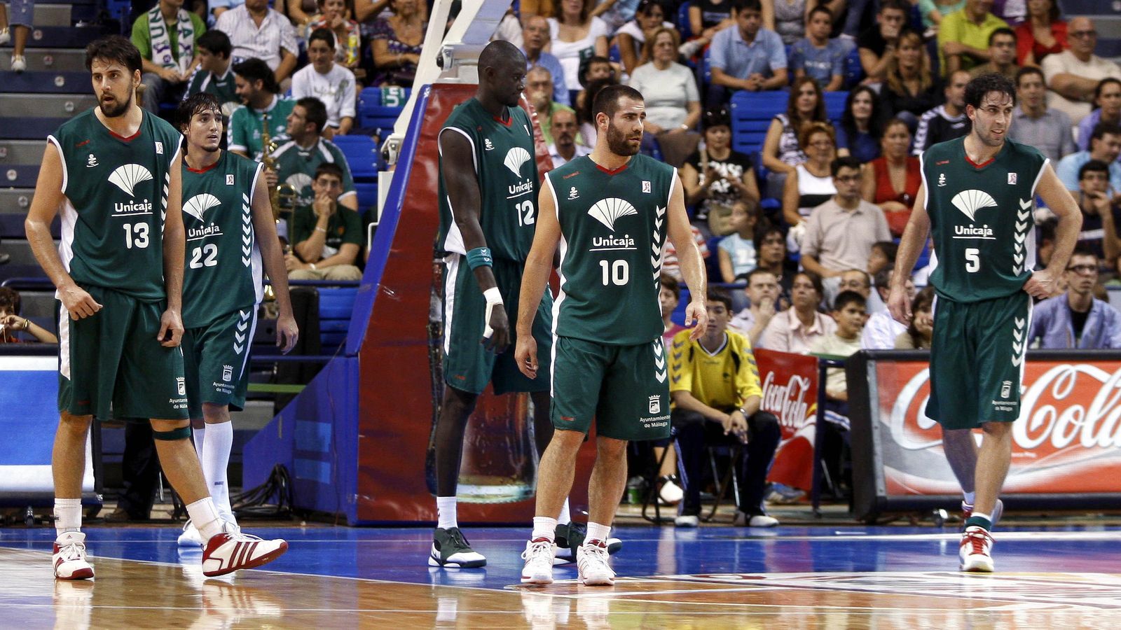 Un quinteto con cuatro malagueños y Ndong.