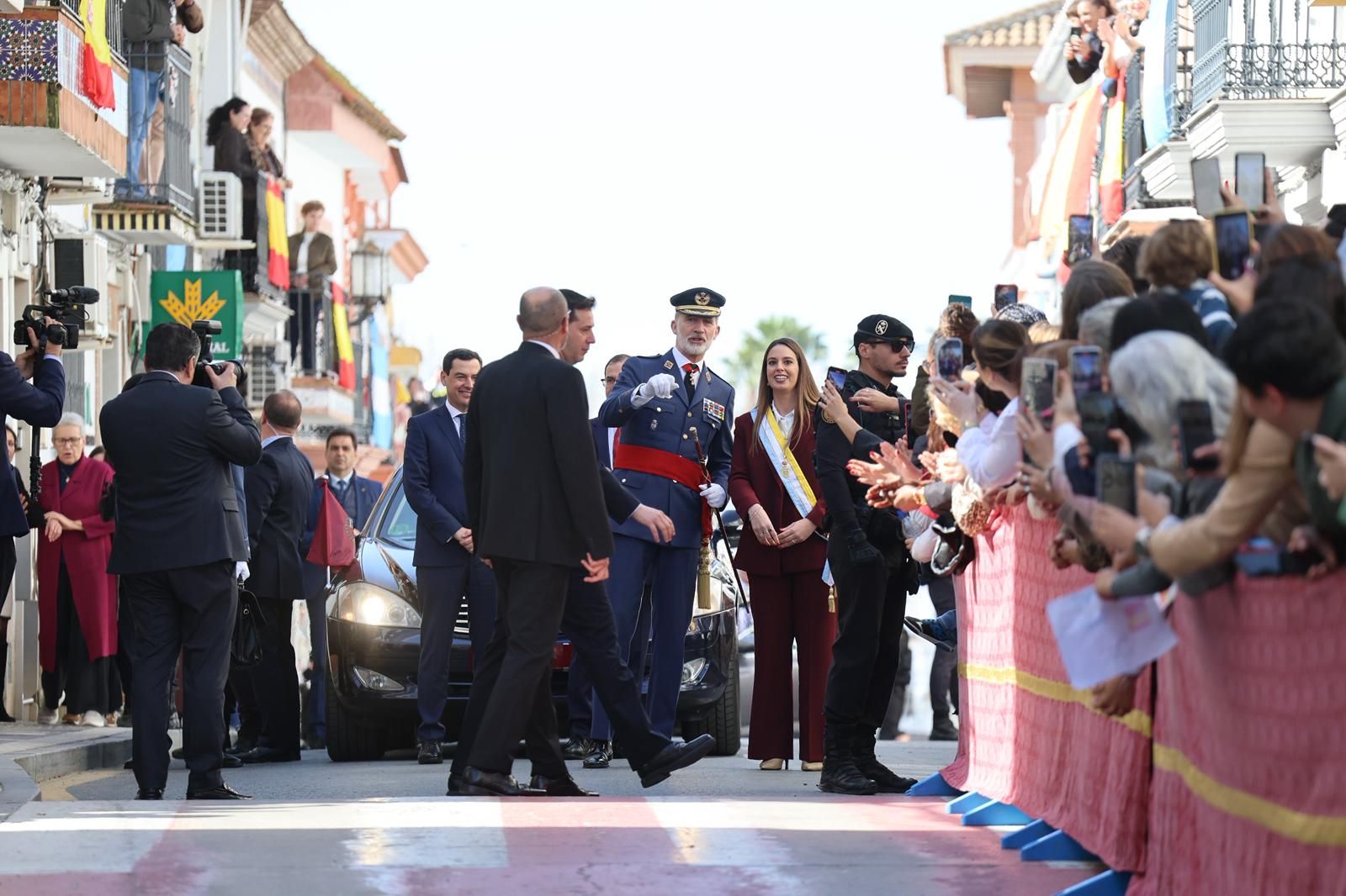 Las primeras imágenes del Rey Felipe VI en Huelva