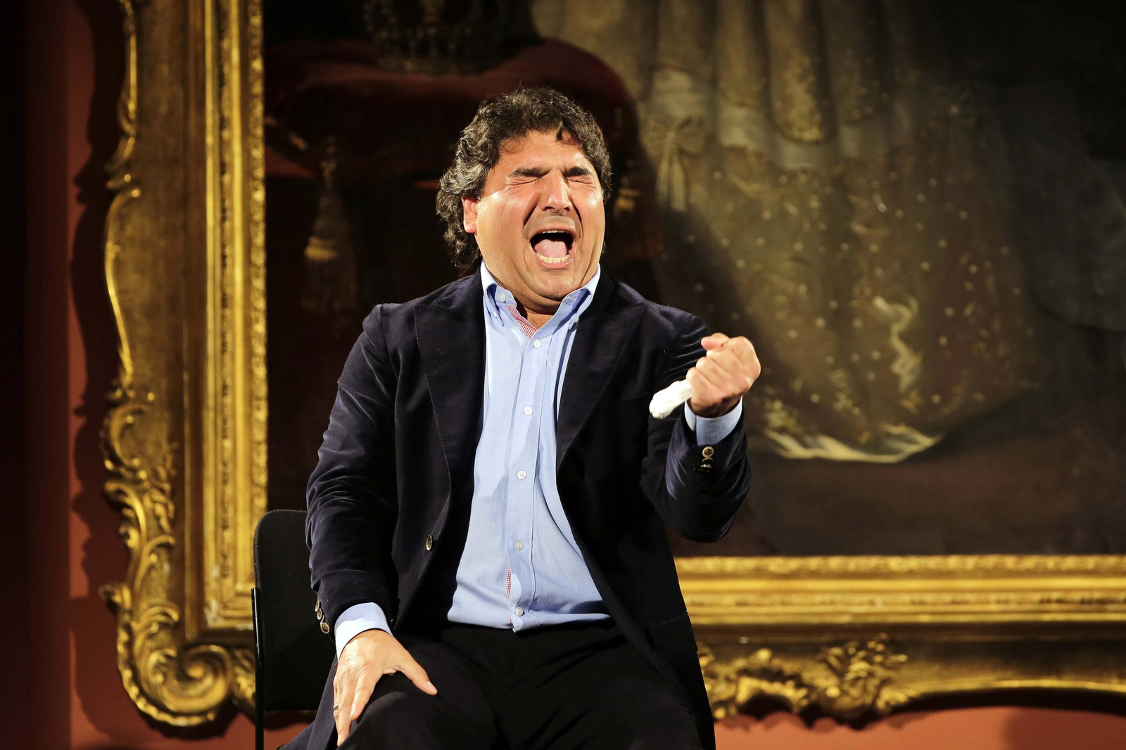 Alfonso Carpio Fernández, en una de sus actuaciones. Alfonso Carpio Fernández, en una de sus actuaciones.