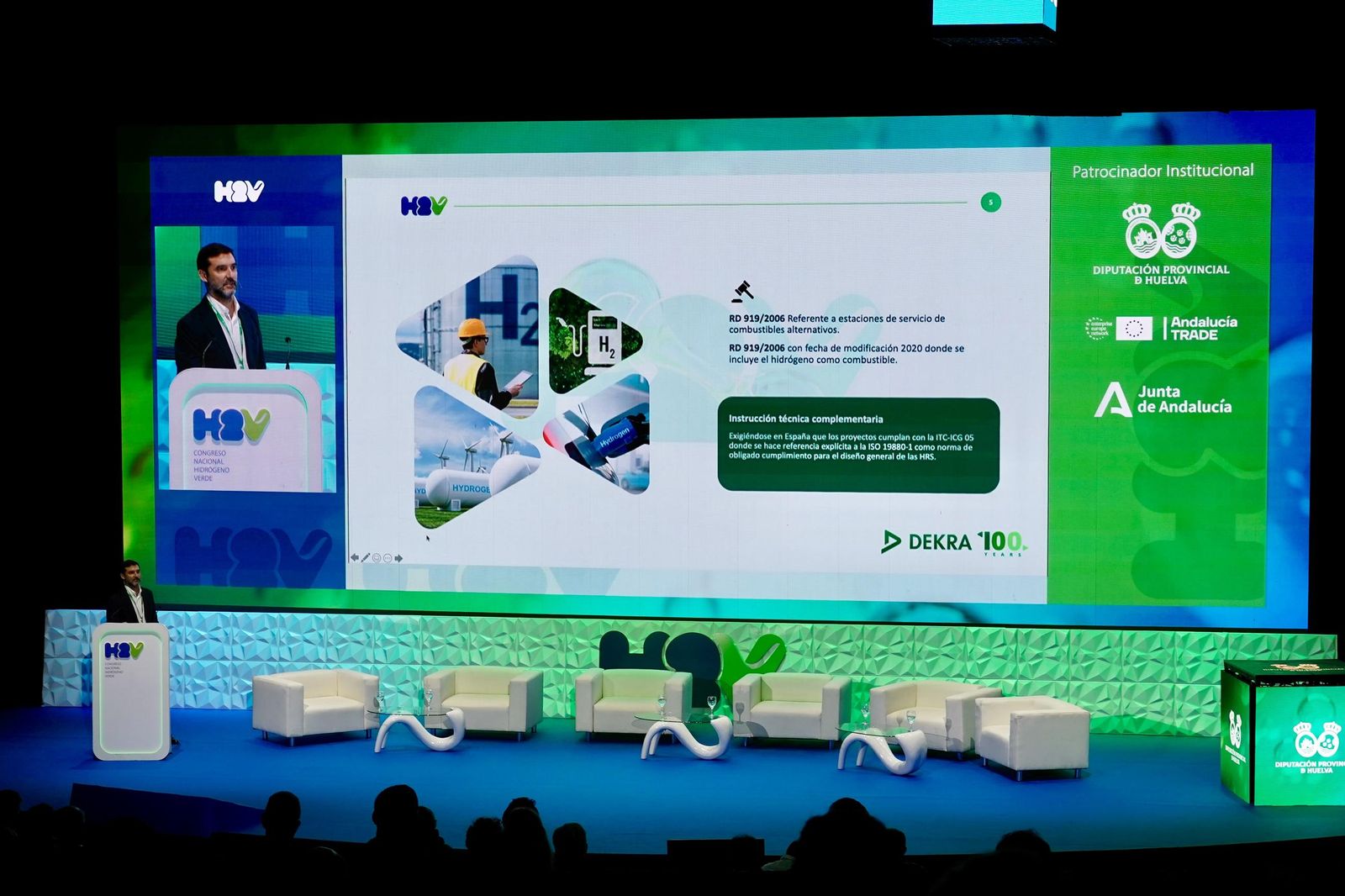 Imágenes del tercer día y clausura del Congreso del Hidrógeno verde en Huelva